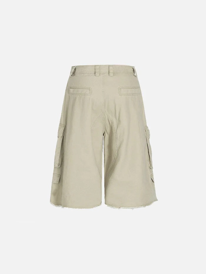 Haaura Multi-Pocket Longline Cargo Shorts