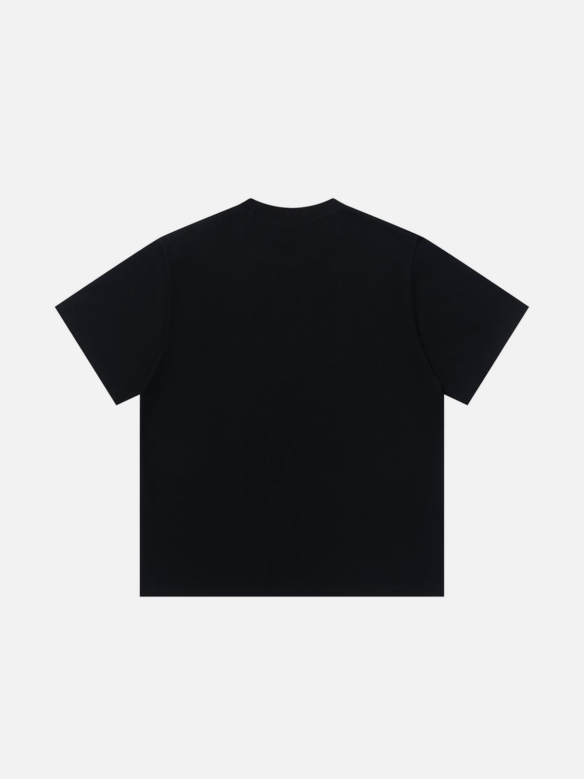 Haaura Blurring Butterfly Print Tee