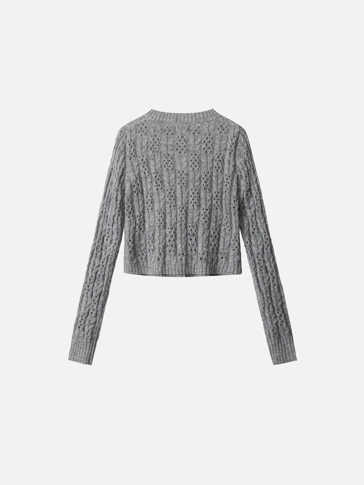 Haaura Bow Cropped Cardigan