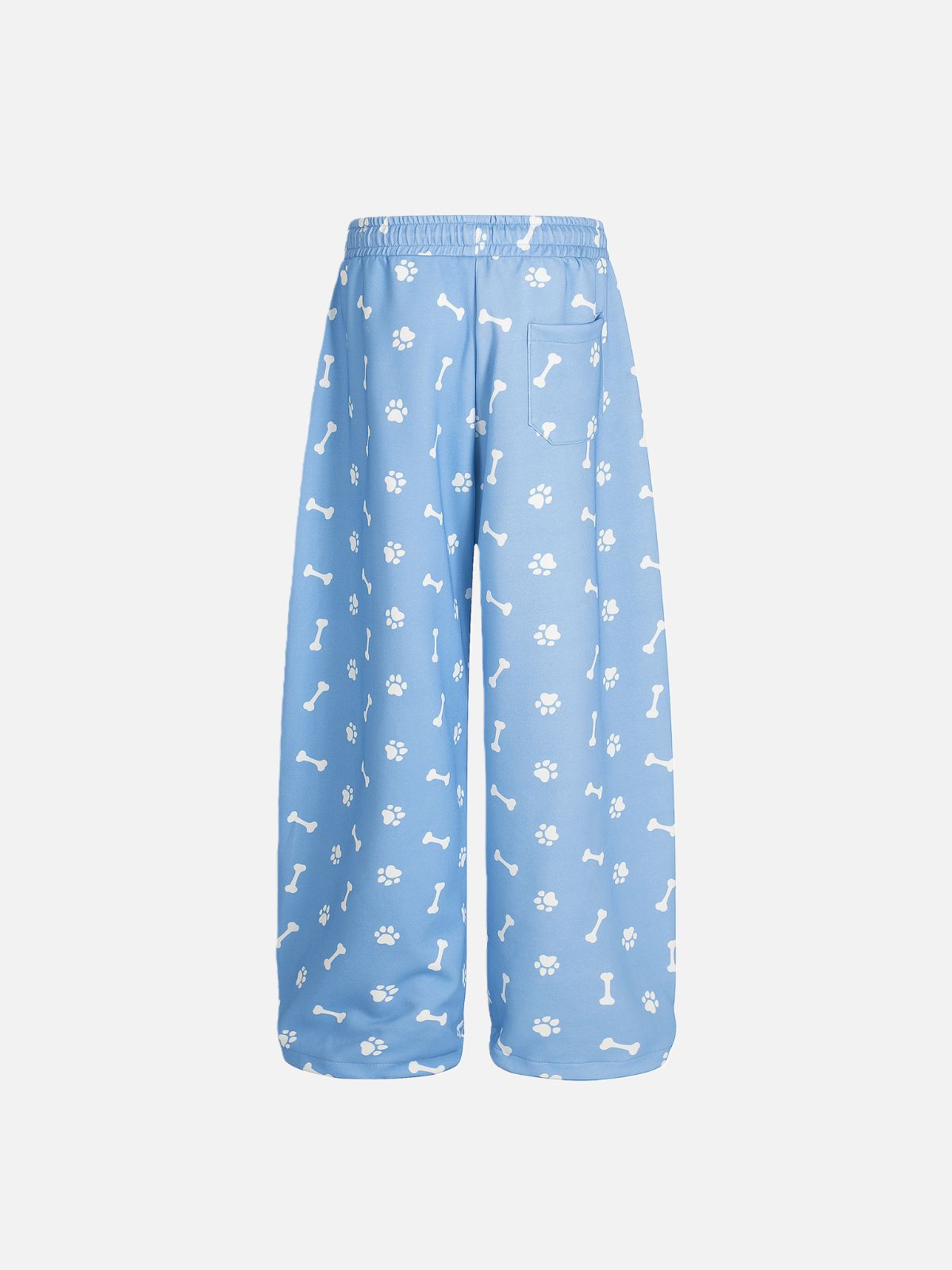 Haaura Playful Puppy Bone Print Baggy Pants
