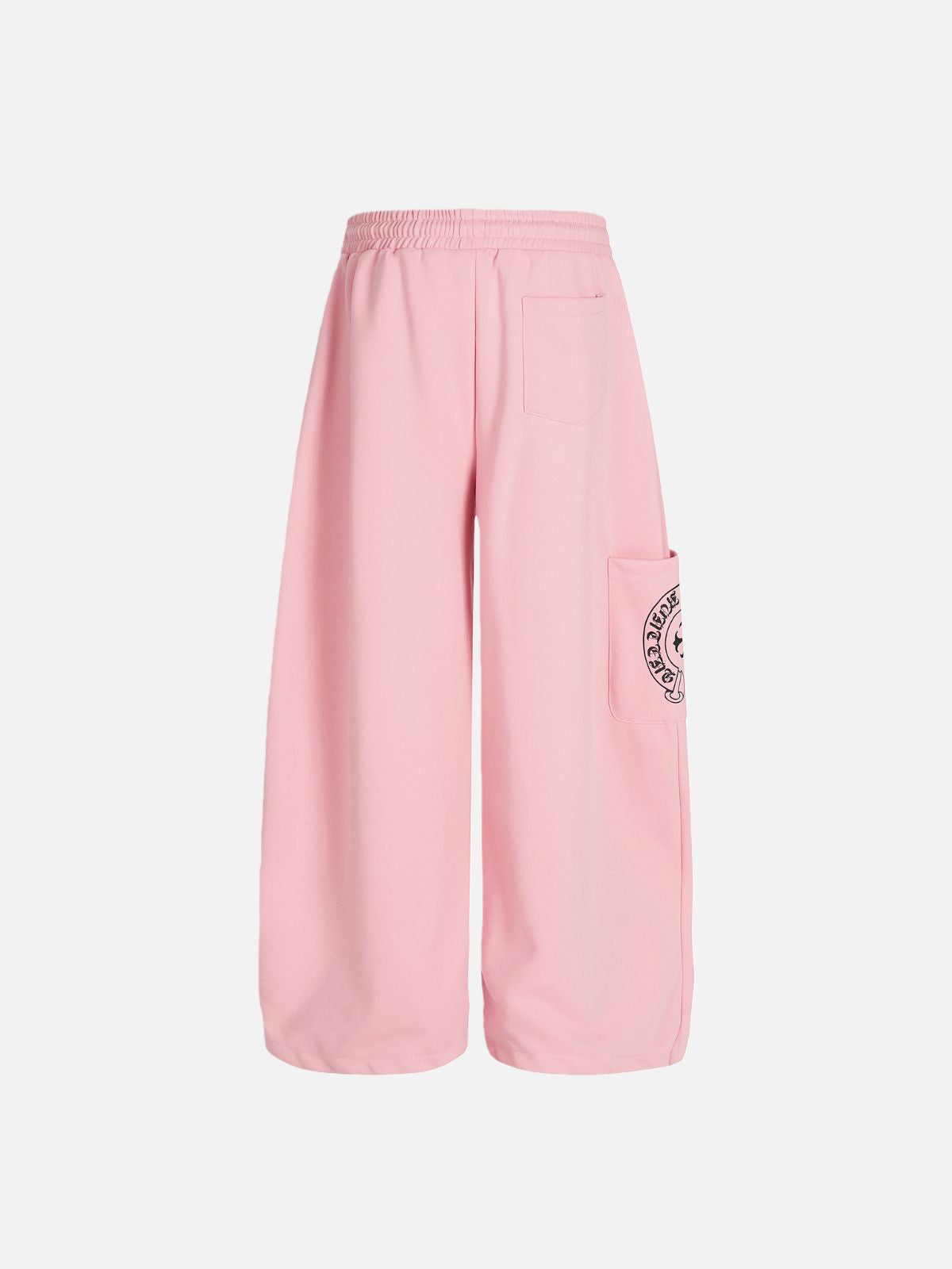 Haaura Pink Cross Baggy Pants