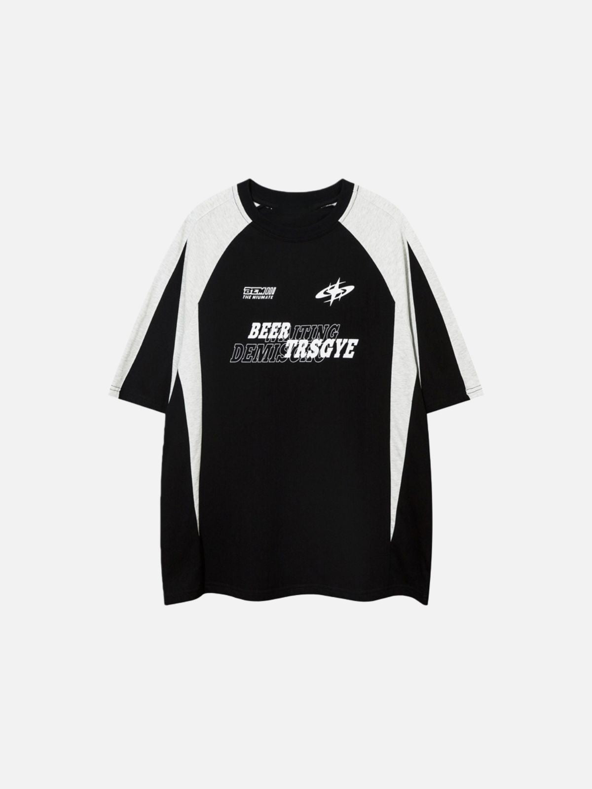 Haaura Color Blocking Racing Graphic Tee