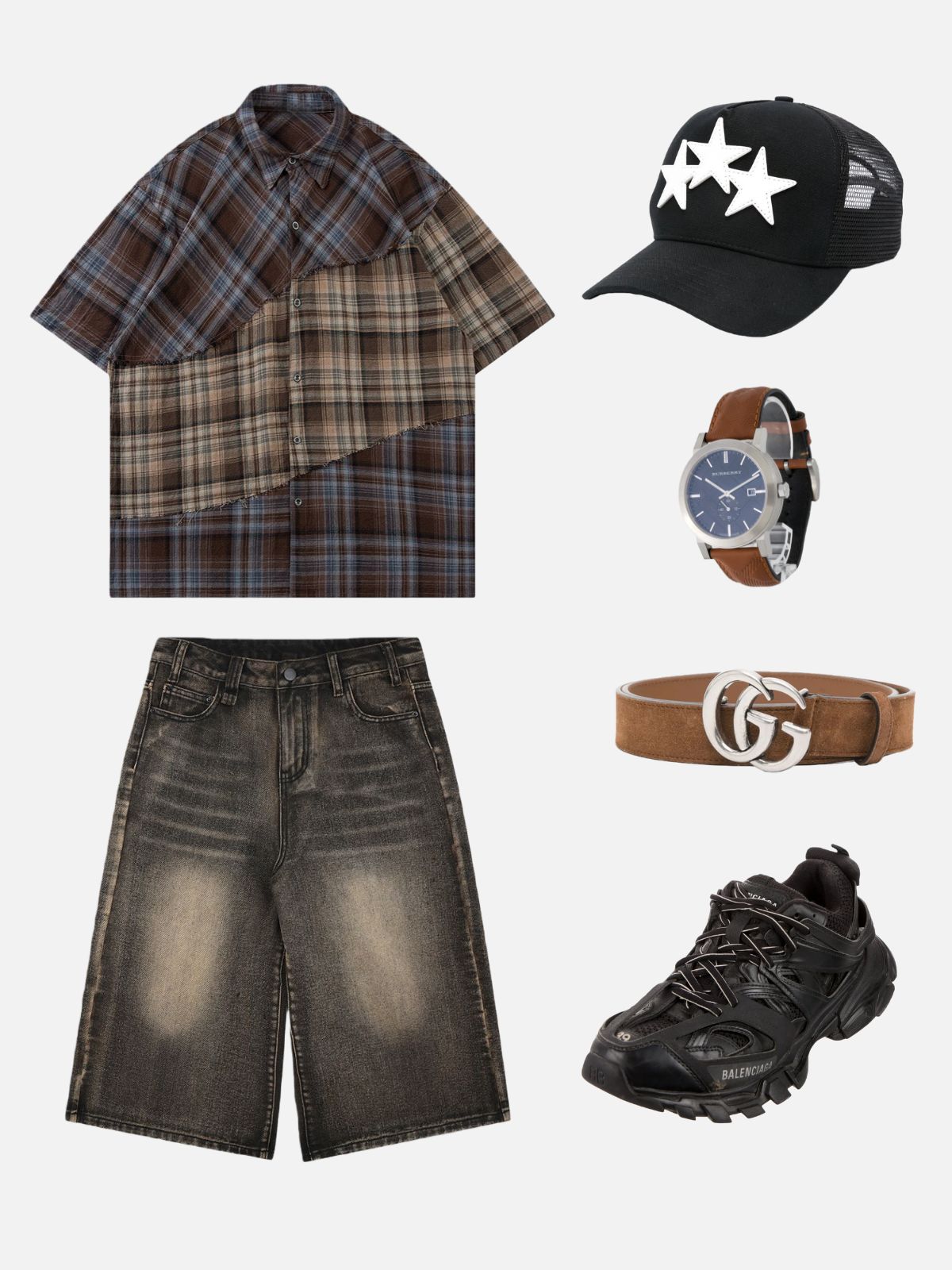 Haaura Vintage Washed Longline Jorts