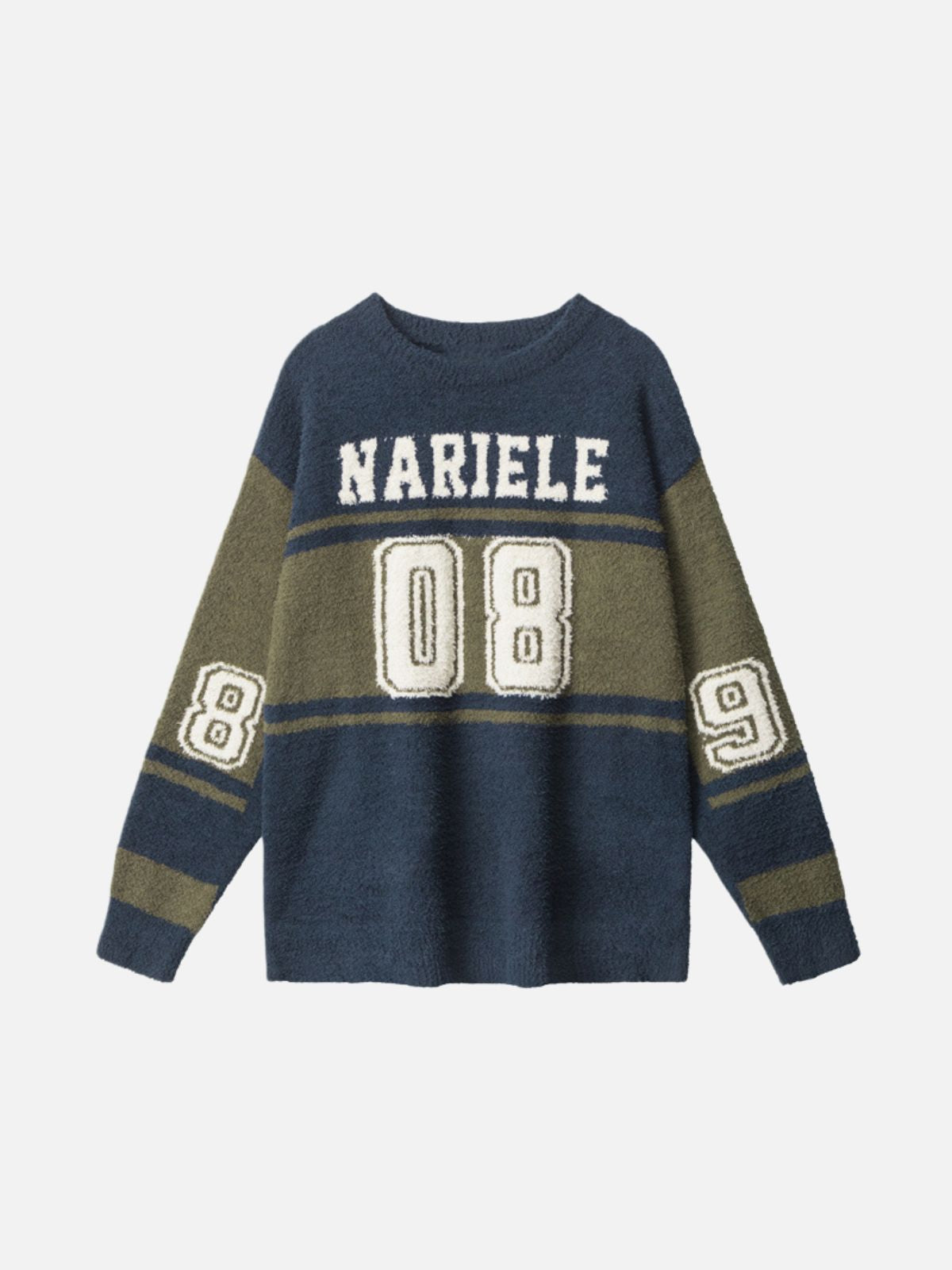 Haaura 08 Color Block Crewneck Sweater