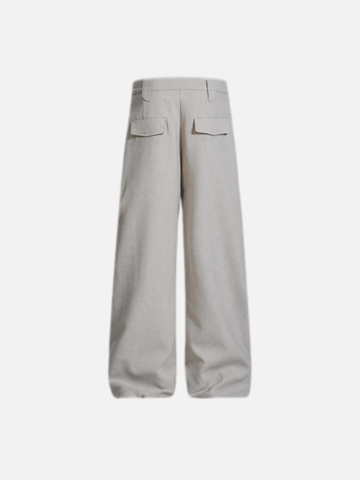 Haaura Tie Accent Pleated Baggy Pants