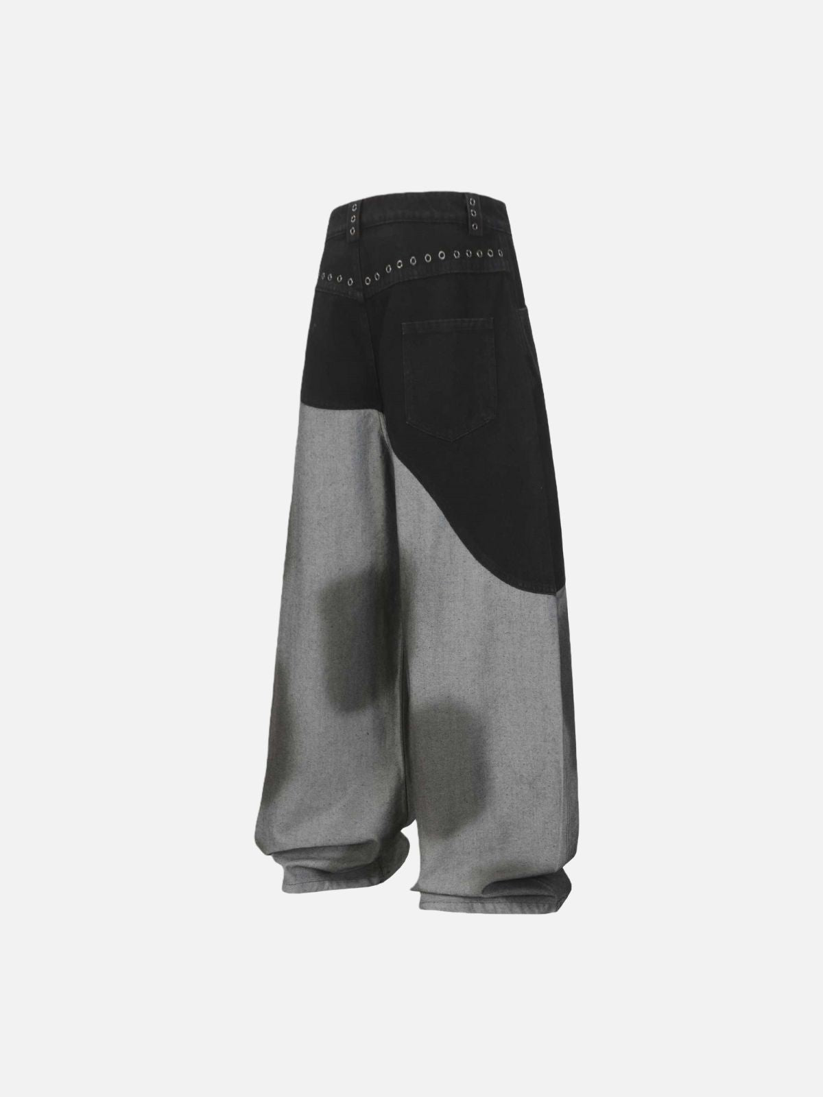 Haaura Curve Panel Baggy Jeans