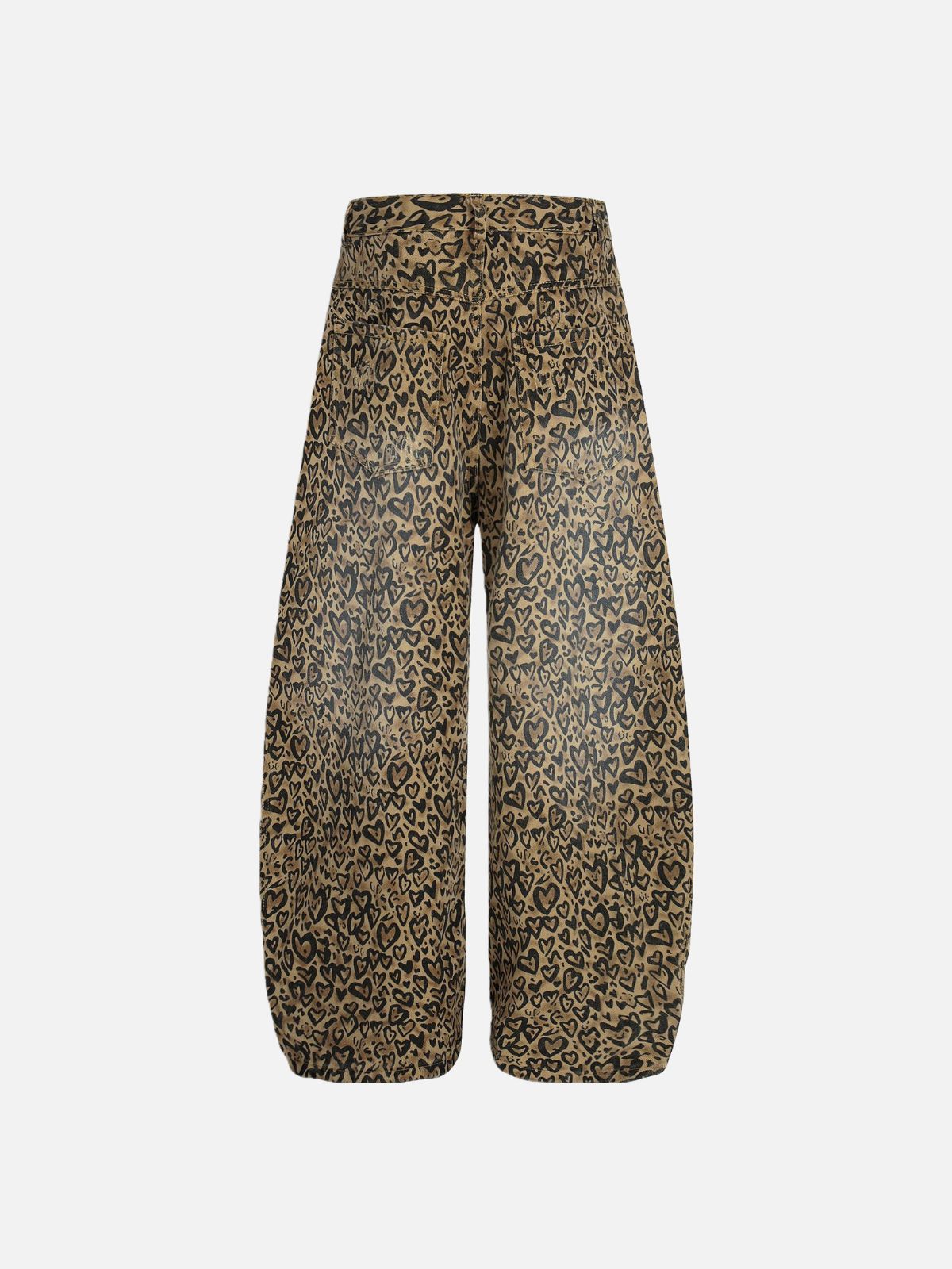 Haaura Playful Scattered Hearts Baggy Pants