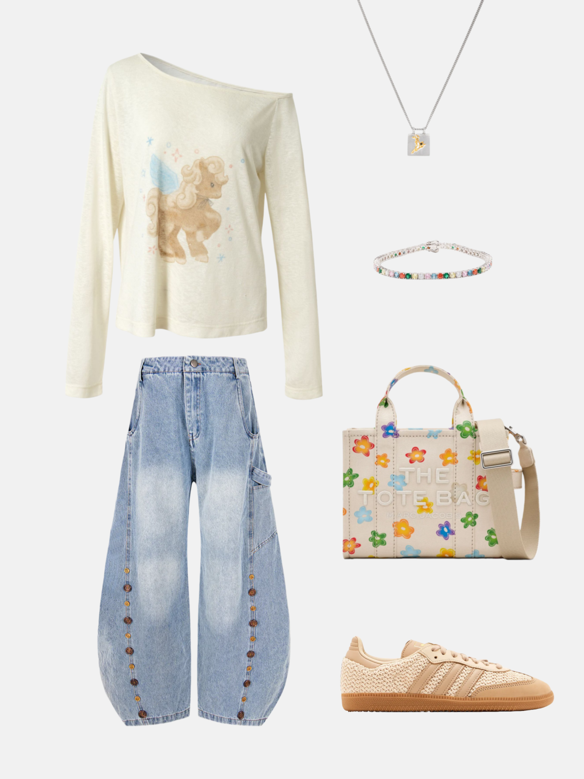 Haaura Angel Pony Long Sleeve Tee