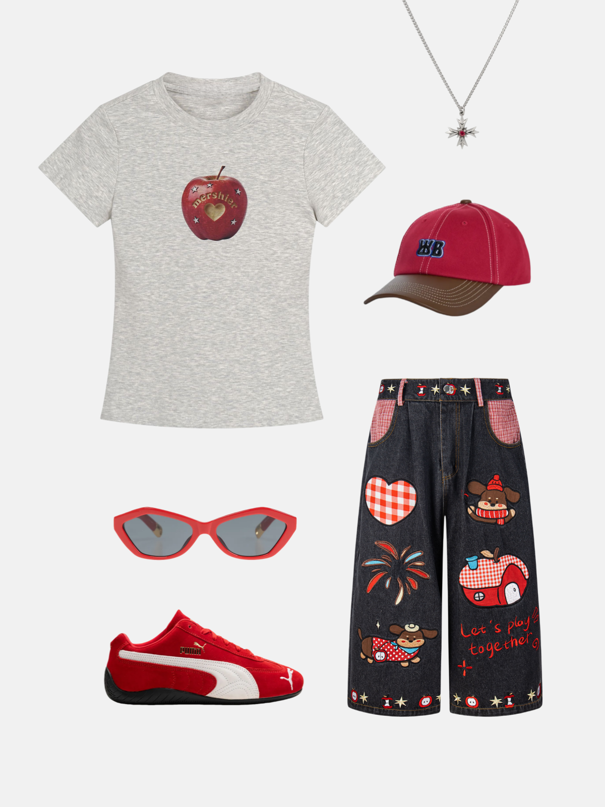 Haaura Apple Heart Tee