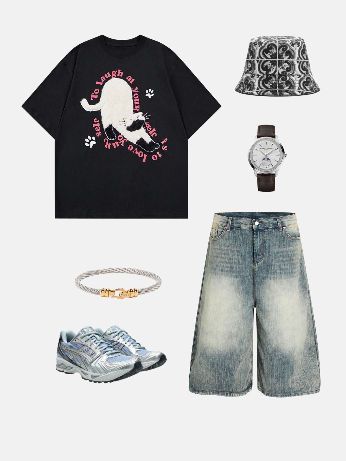 Haaura Applique Cat Tee