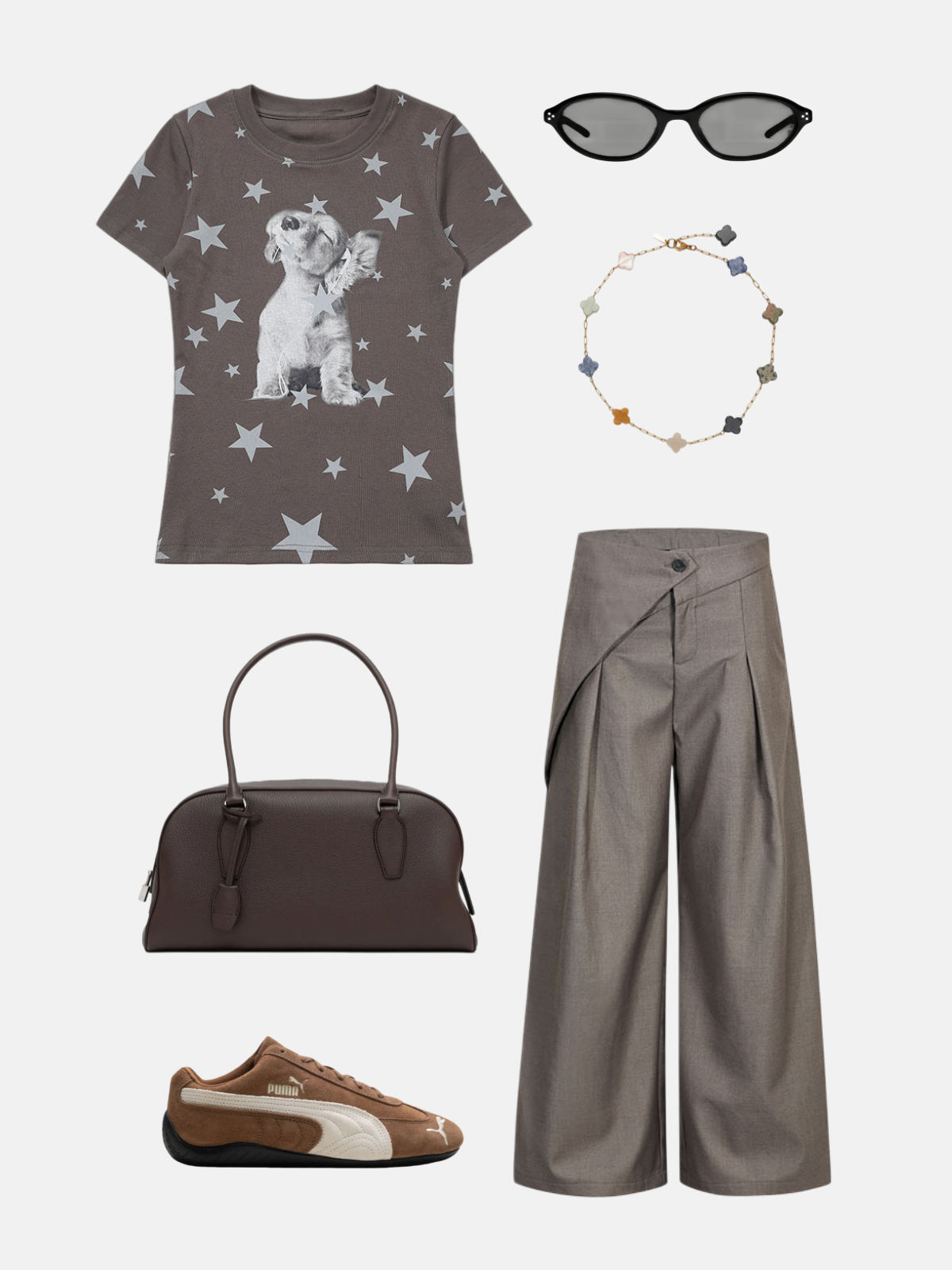 Haaura Asymmetric Wrap Waist Pants