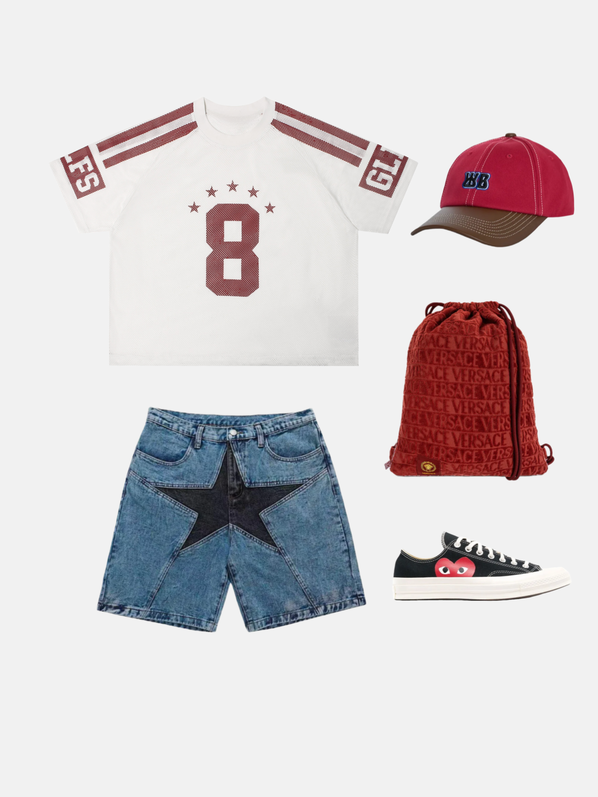 Haaura Boxy Mesh 8 Jersey Tee