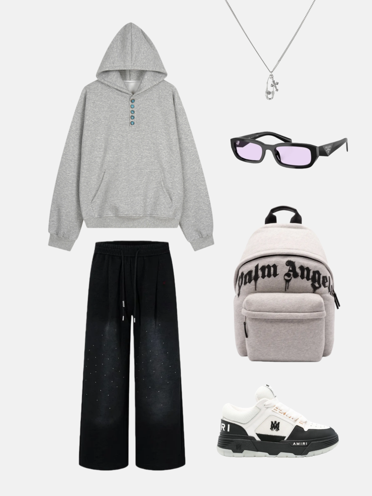 Haaura Boxy Turquoise Placket Pullover Hoodie