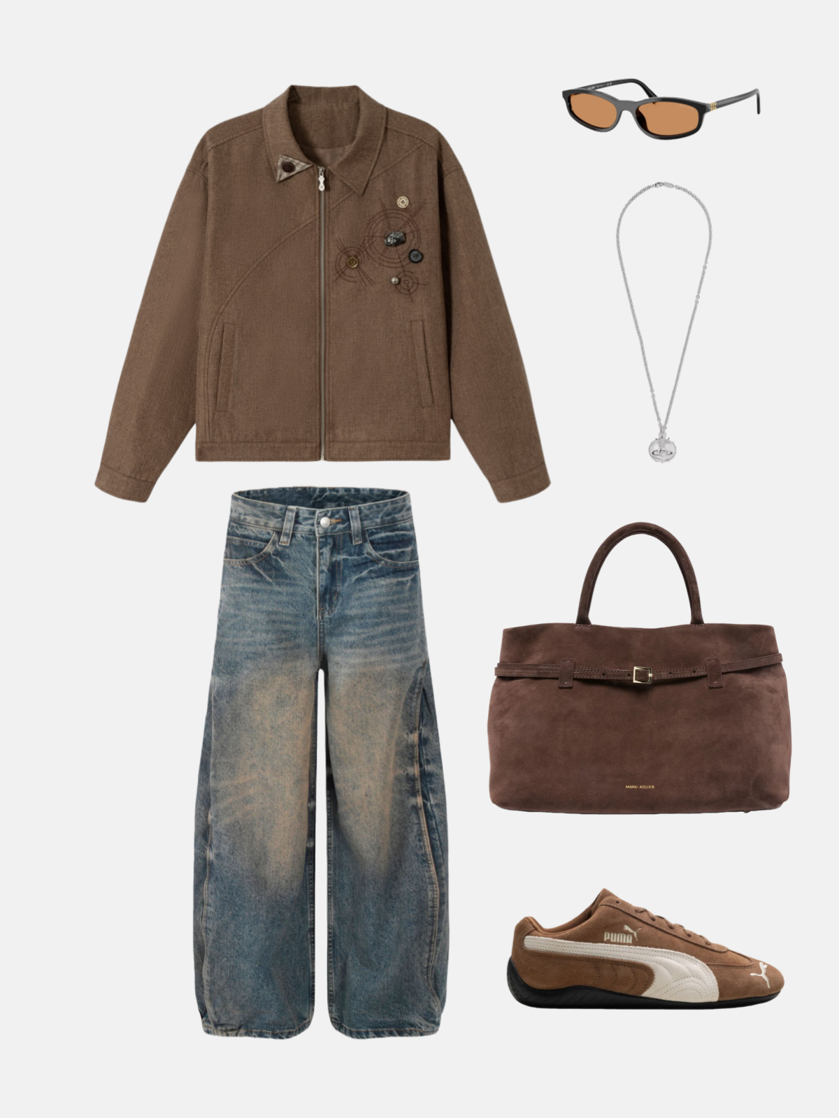 Haaura Button Zip Jacket