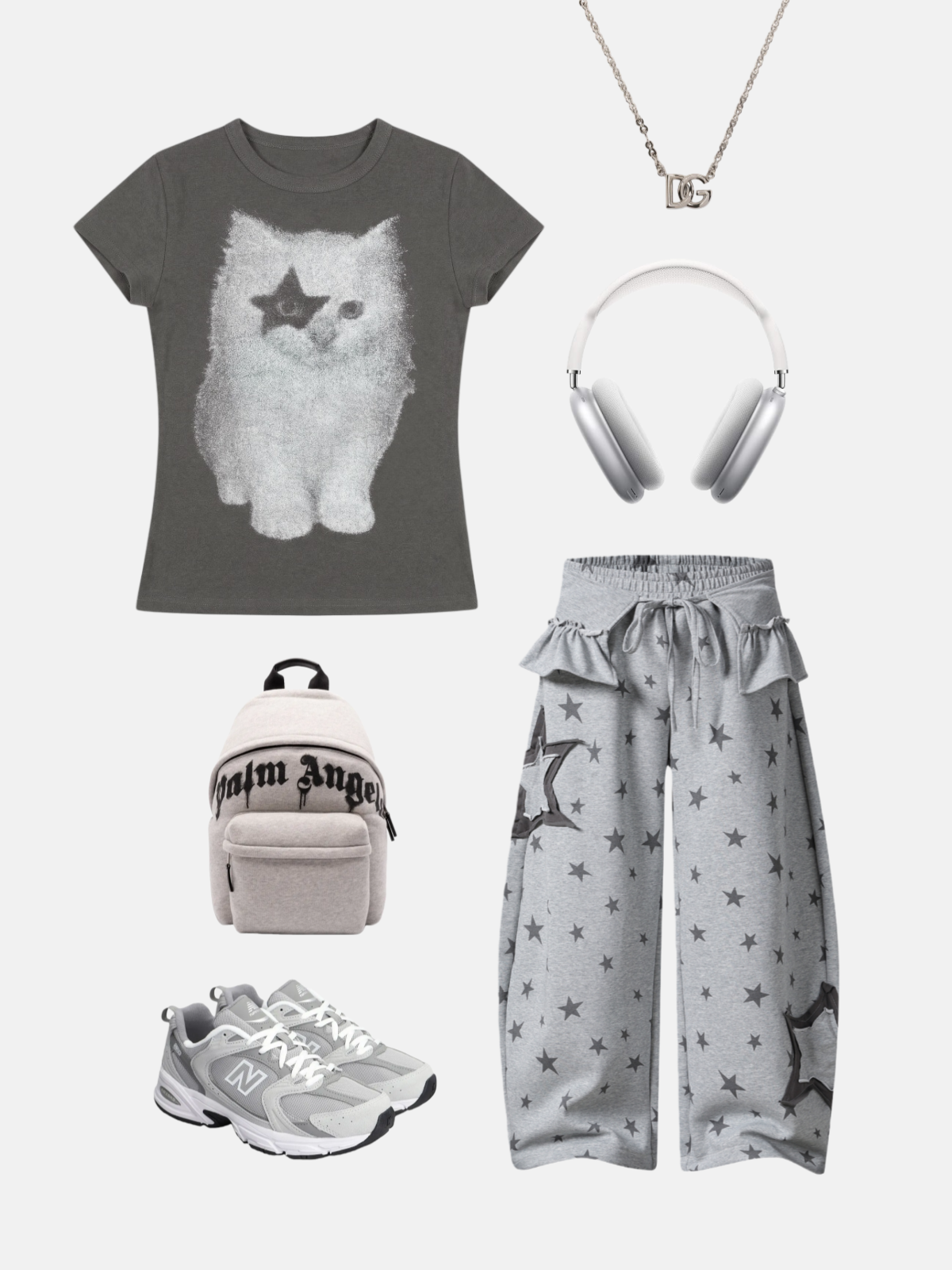Haaura Cat Airbrush Baby Tee