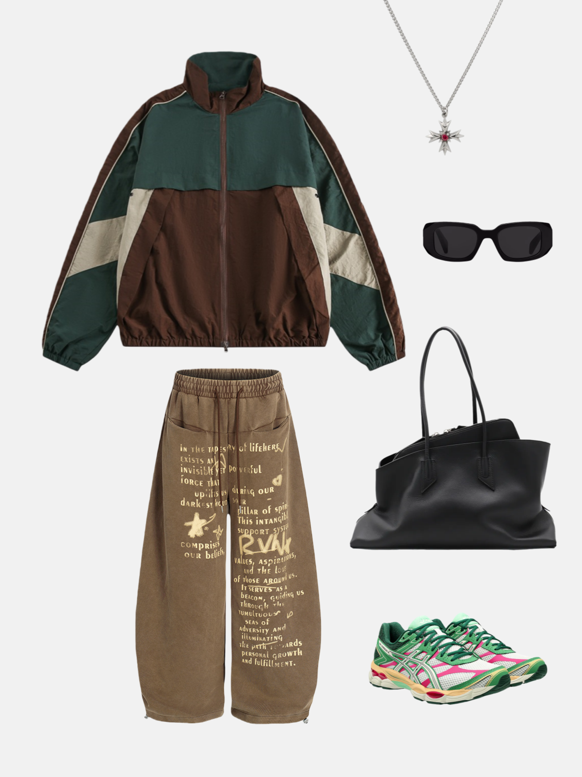 Haaura Color Block Drawstring Jacket