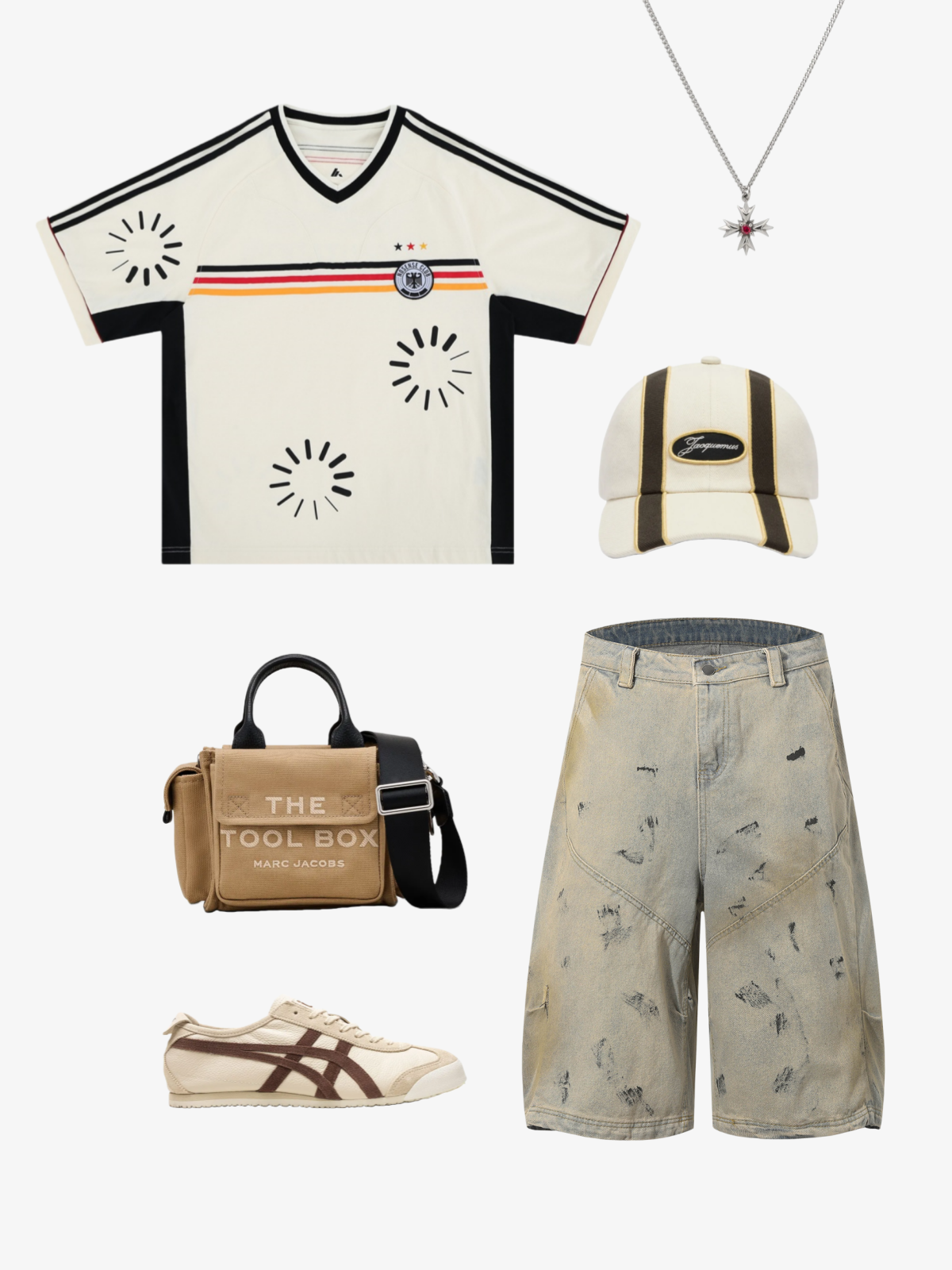 Haaura Dirty Wash Longline Jorts