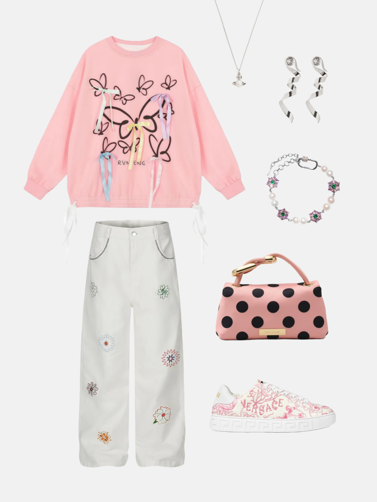 Haaura Garden Wide-Leg Pants