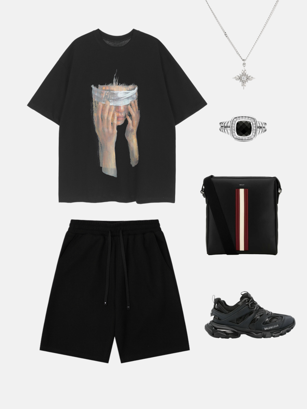 Haaura Hands & Face Oversized Tee