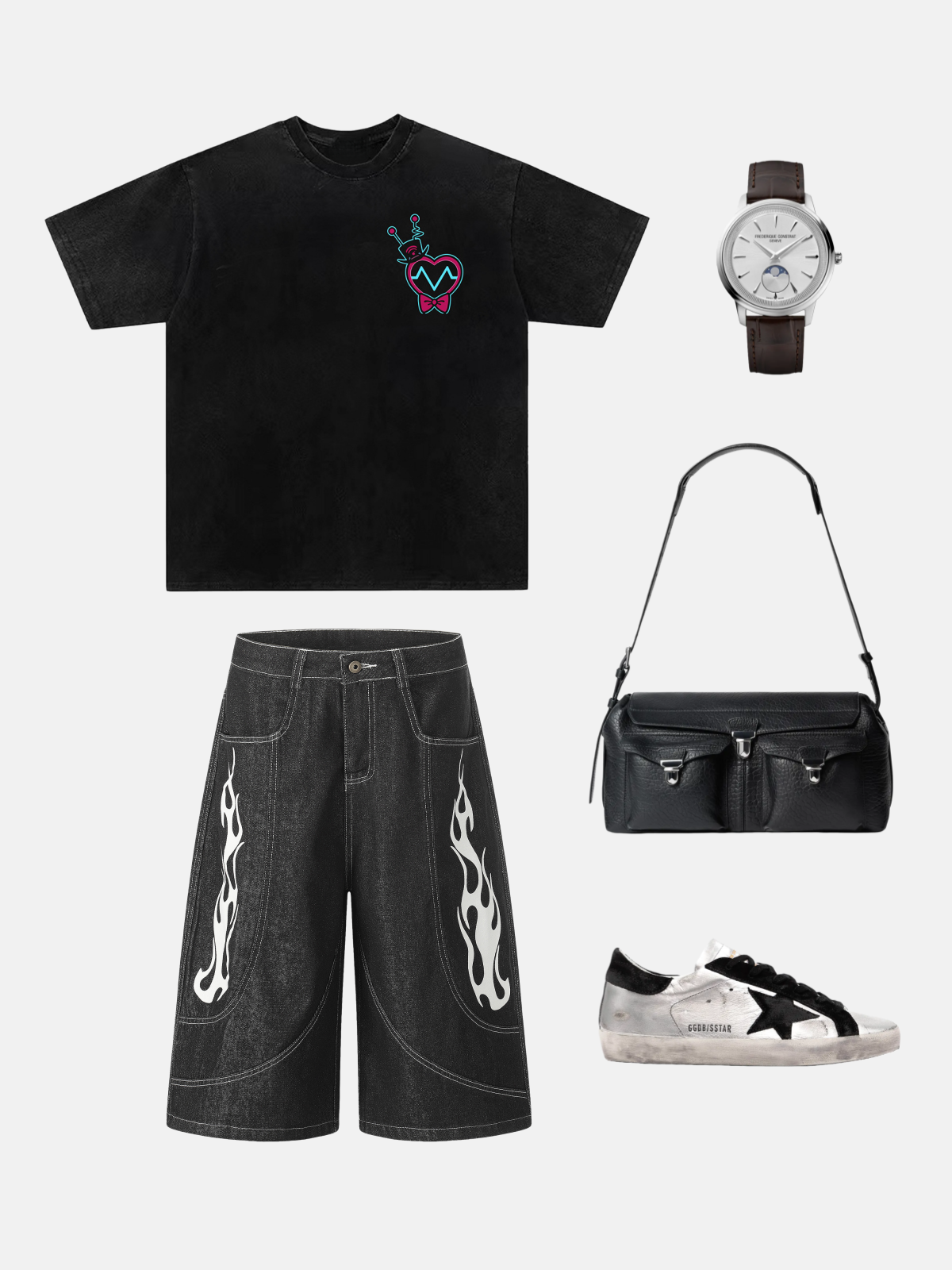 Haaura Heartbeat Graphic Tee