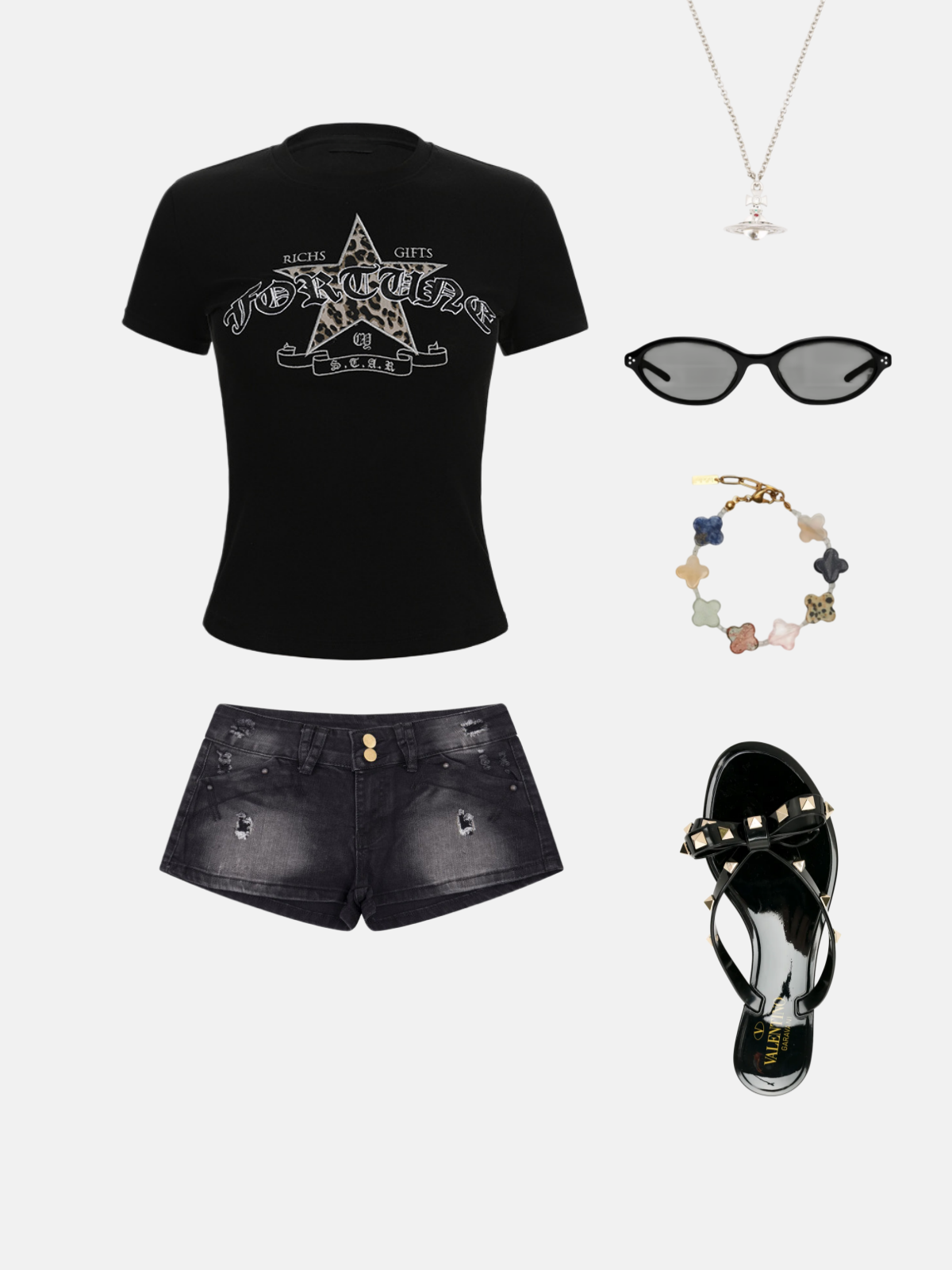 Haaura Leopard Fortune Graphic Tee