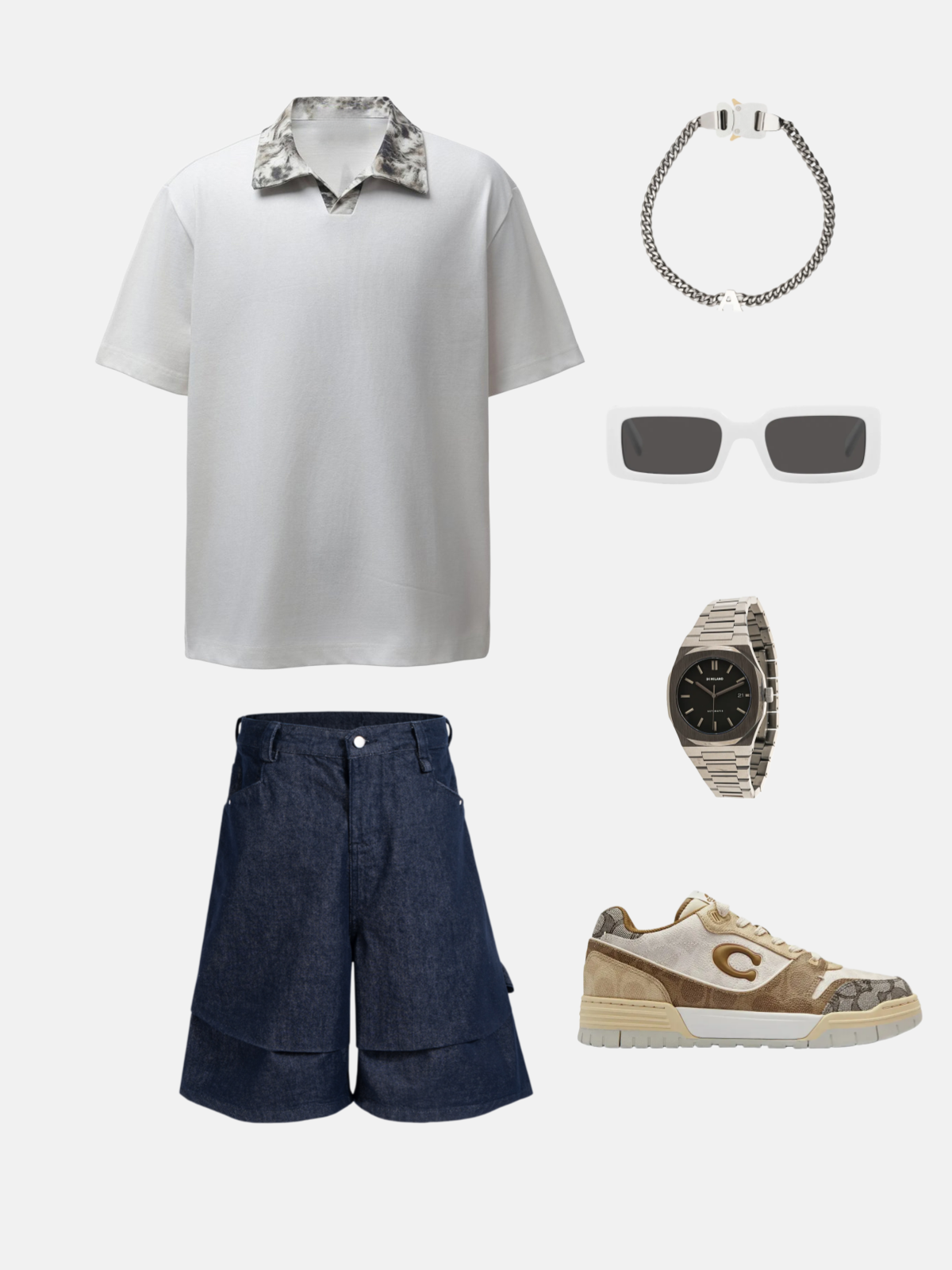 Haaura Leopard Star Polo Tee