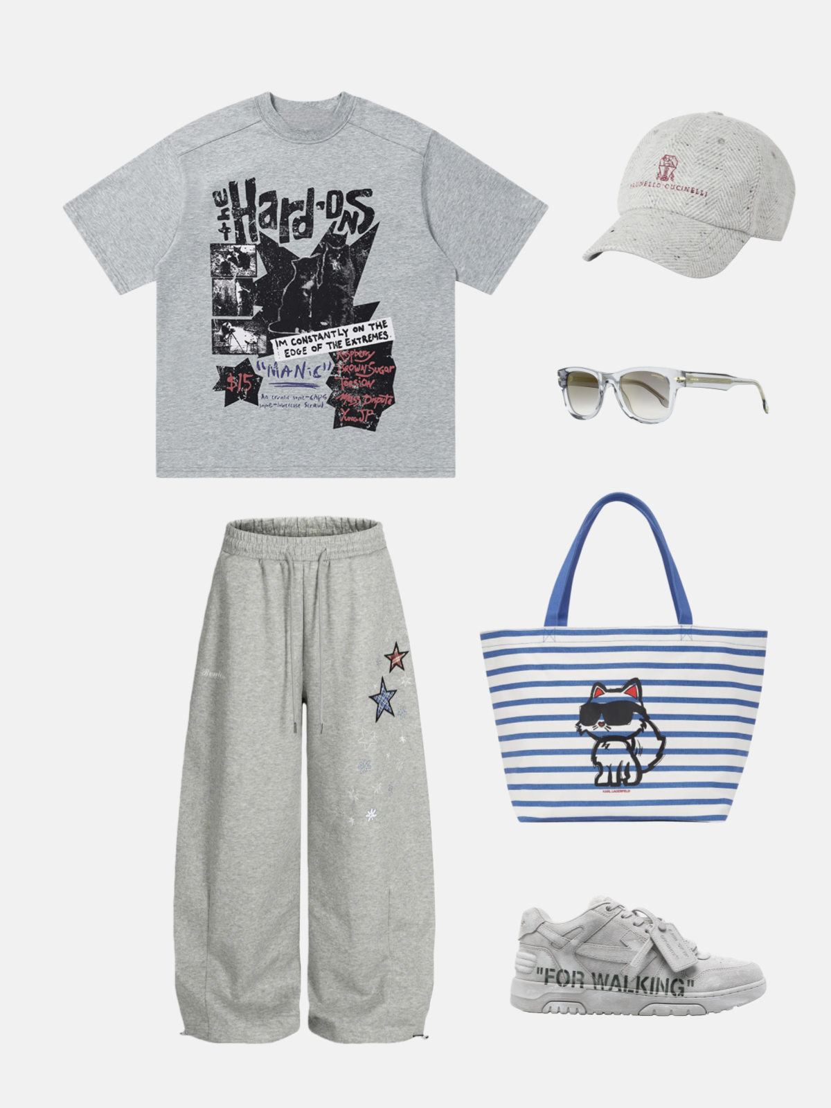 Haaura “MANIC!” Collage Graphic Tee