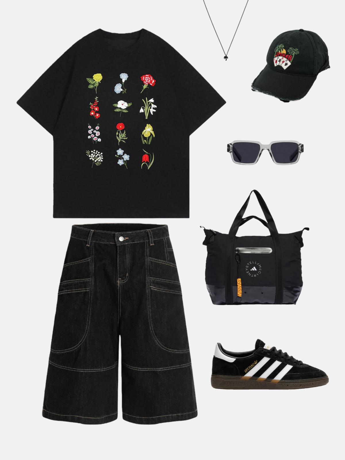 Haaura Multi Pocket Longline Jorts