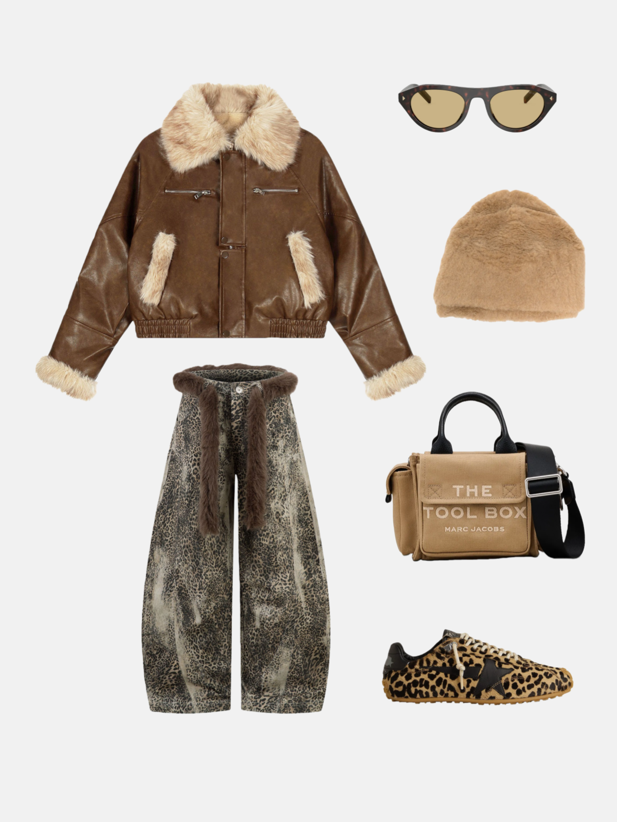 Haaura Plush Collar Aviation Jacket