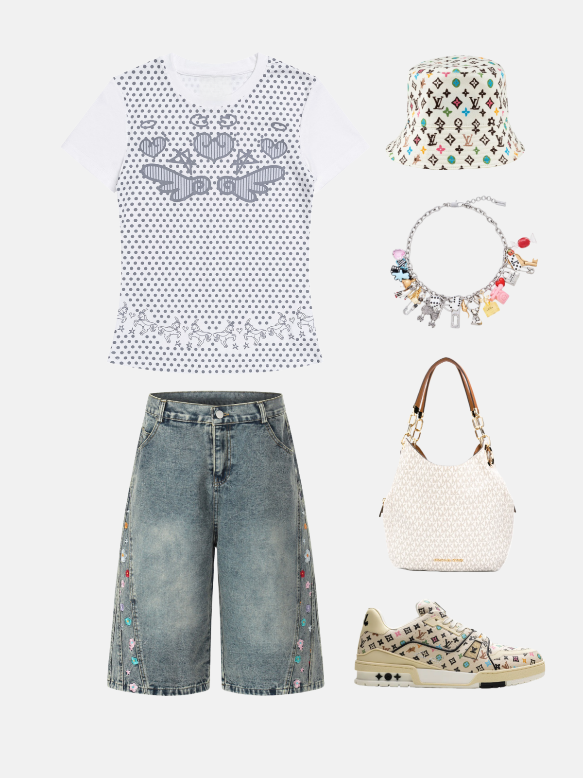 Haaura Polka Dot Baby Tee