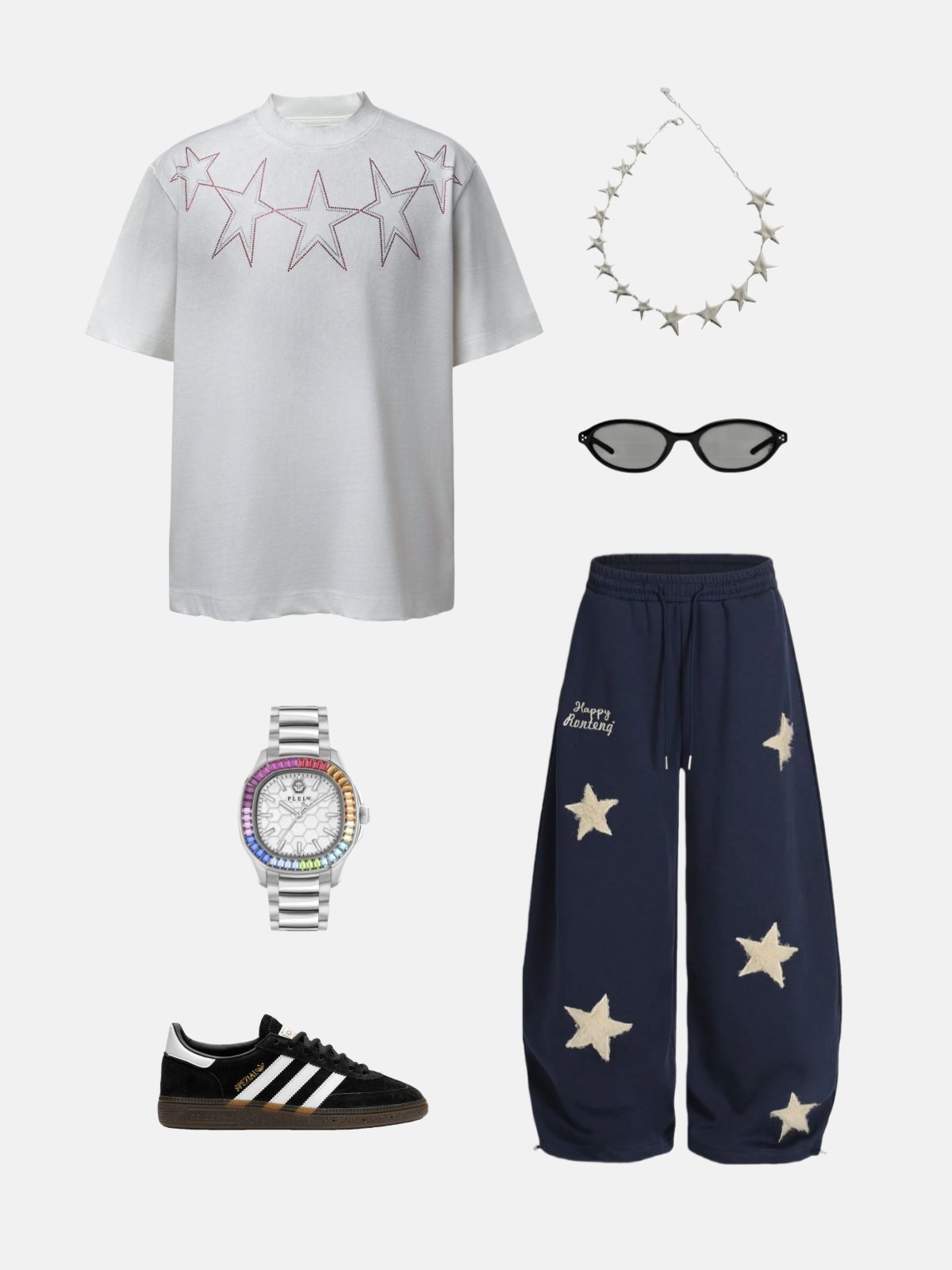 Haaura Star Rhinestone Tee