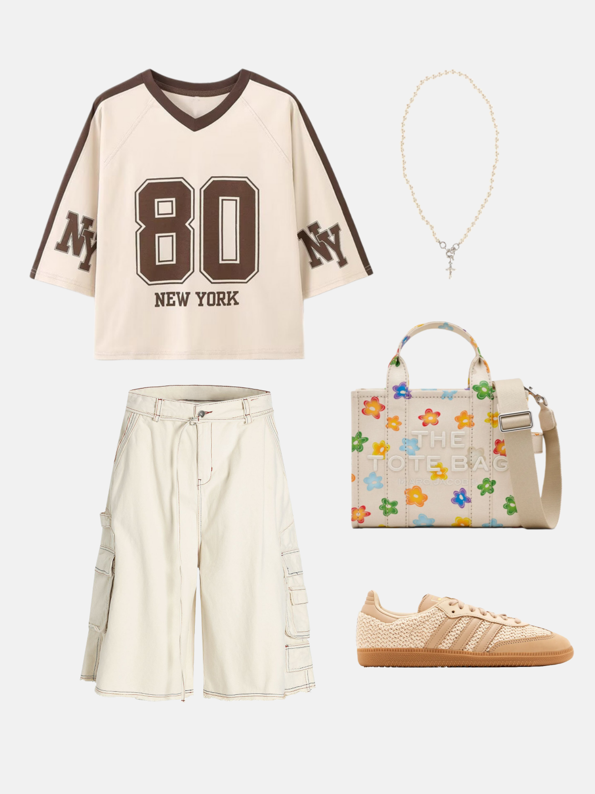 Haaura Stitch Multi Pocket Longline Shorts