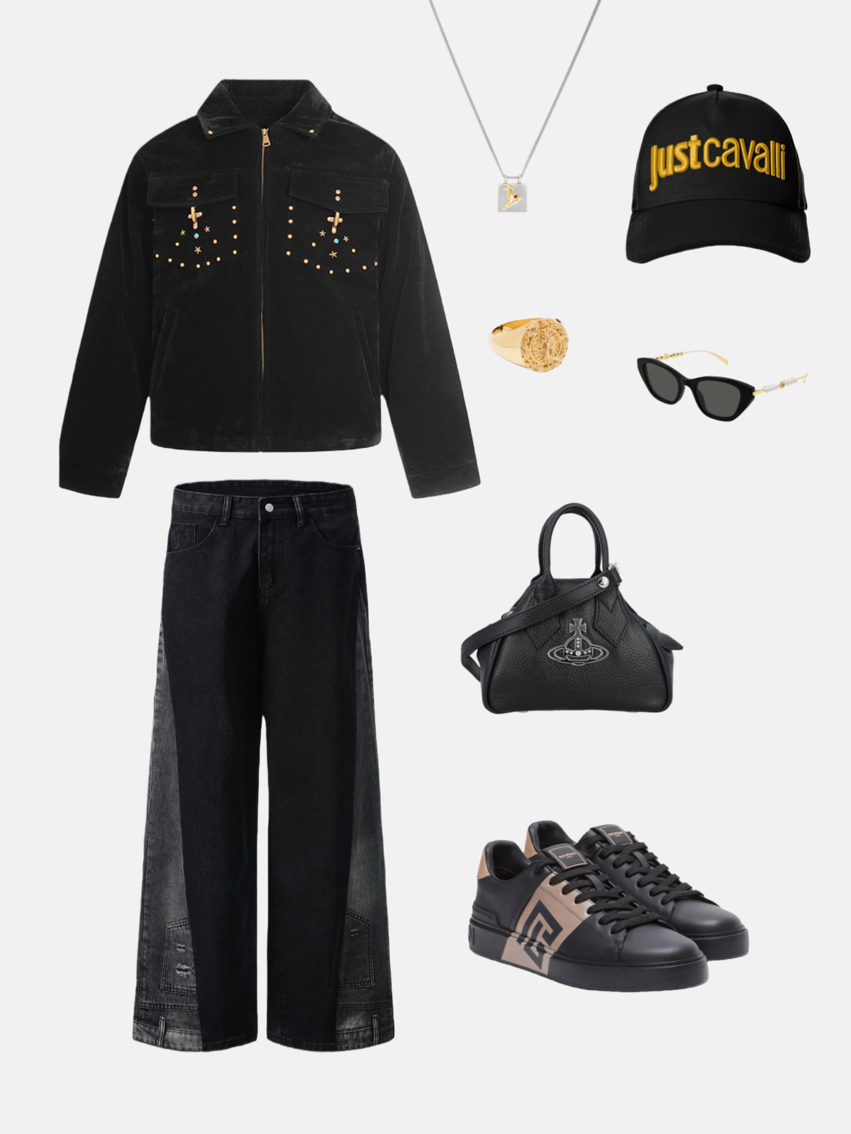 Haaura Studded Down Jacket