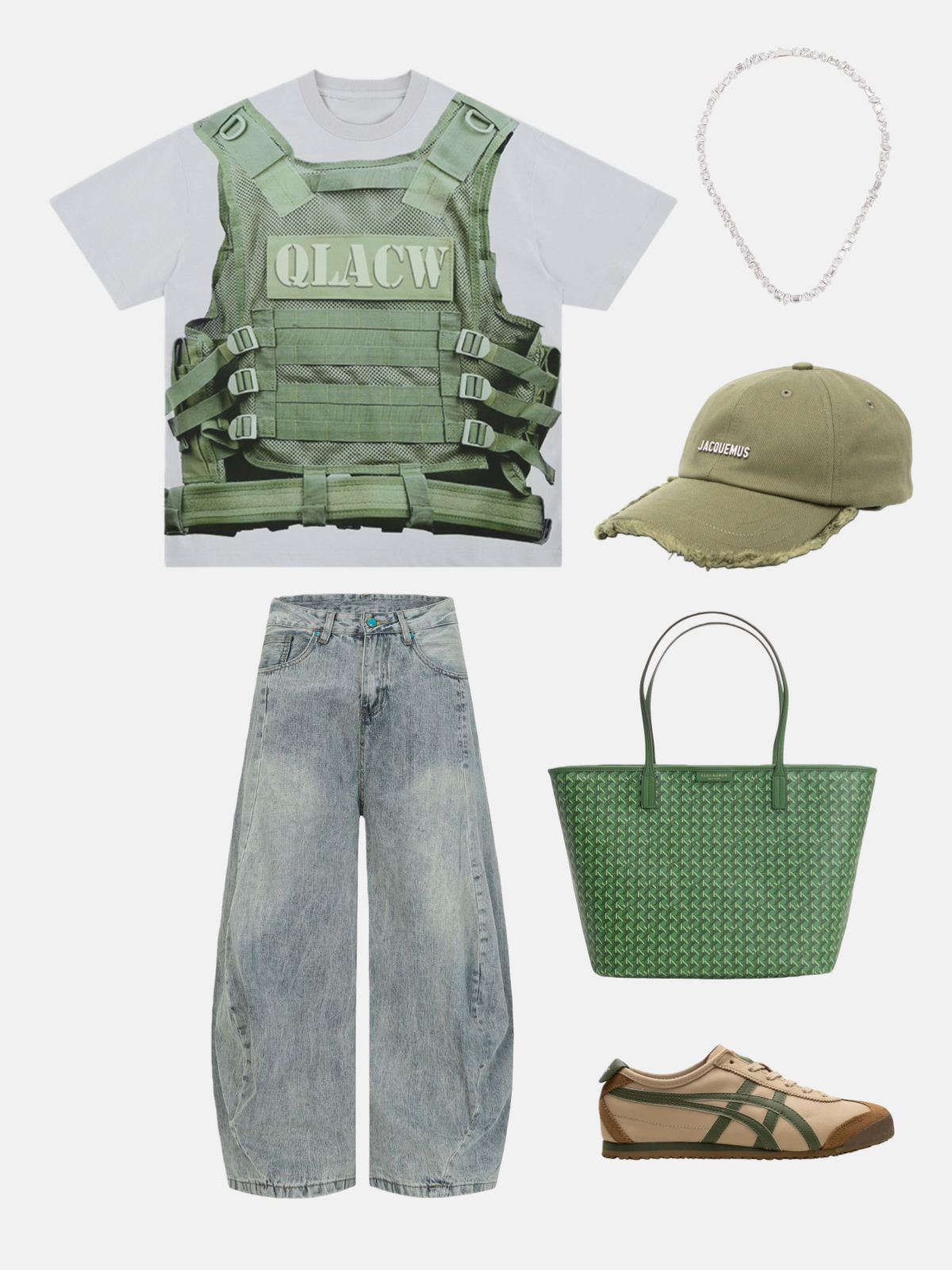 Haaura Tactical Vest Graphic Short Sleeve Tee