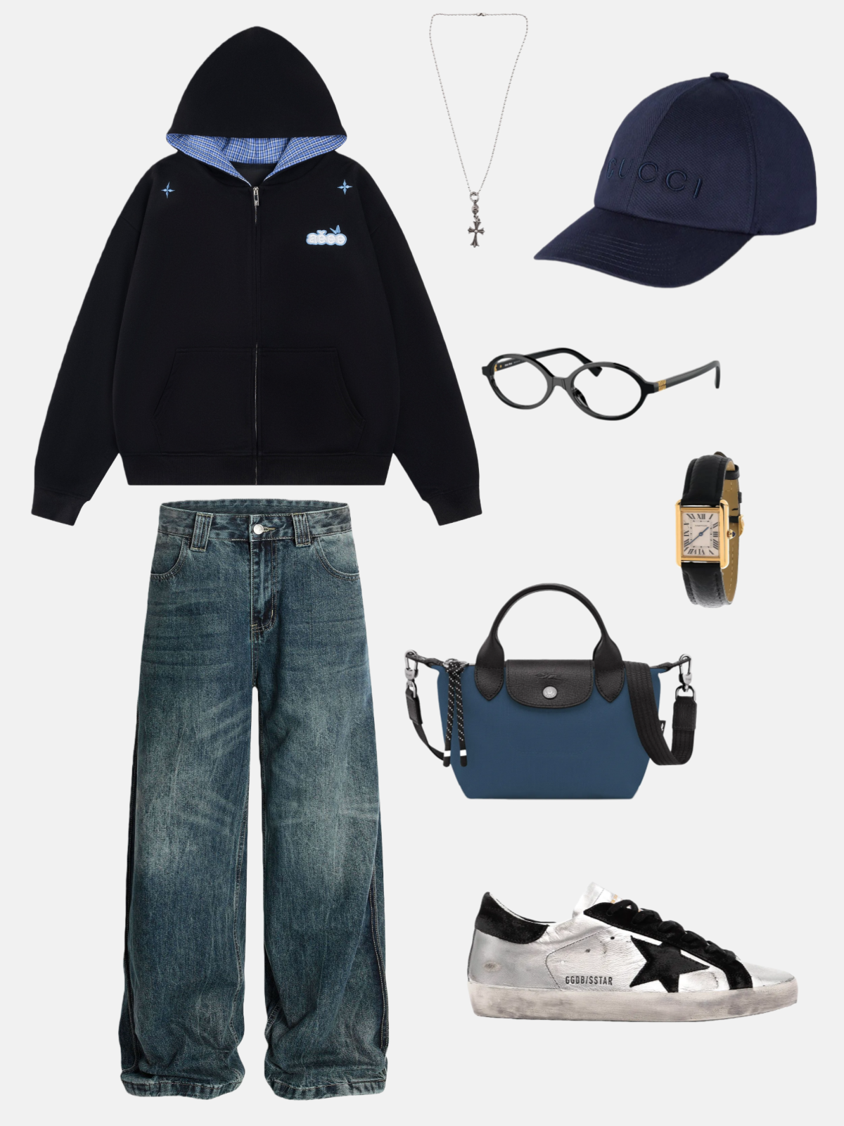 Haaura Wash Super Baggy Jeans