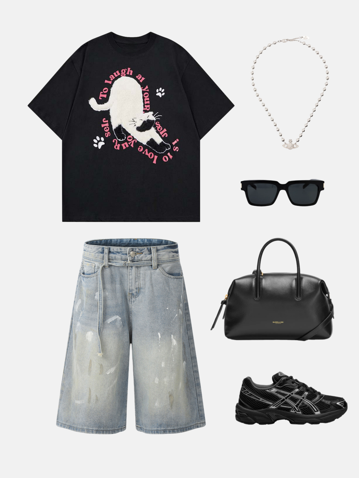 Haaura Washed Longline Jorts