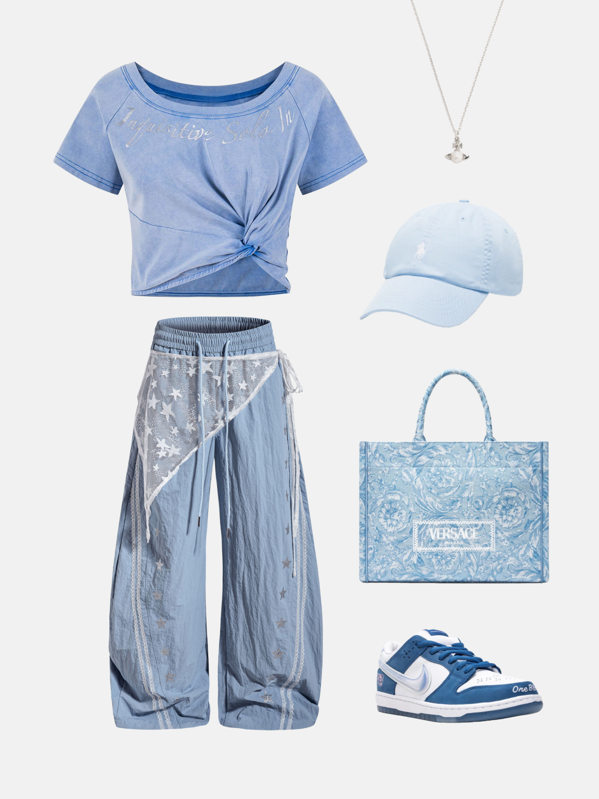 Haaura Washed Pleated Baby Tee