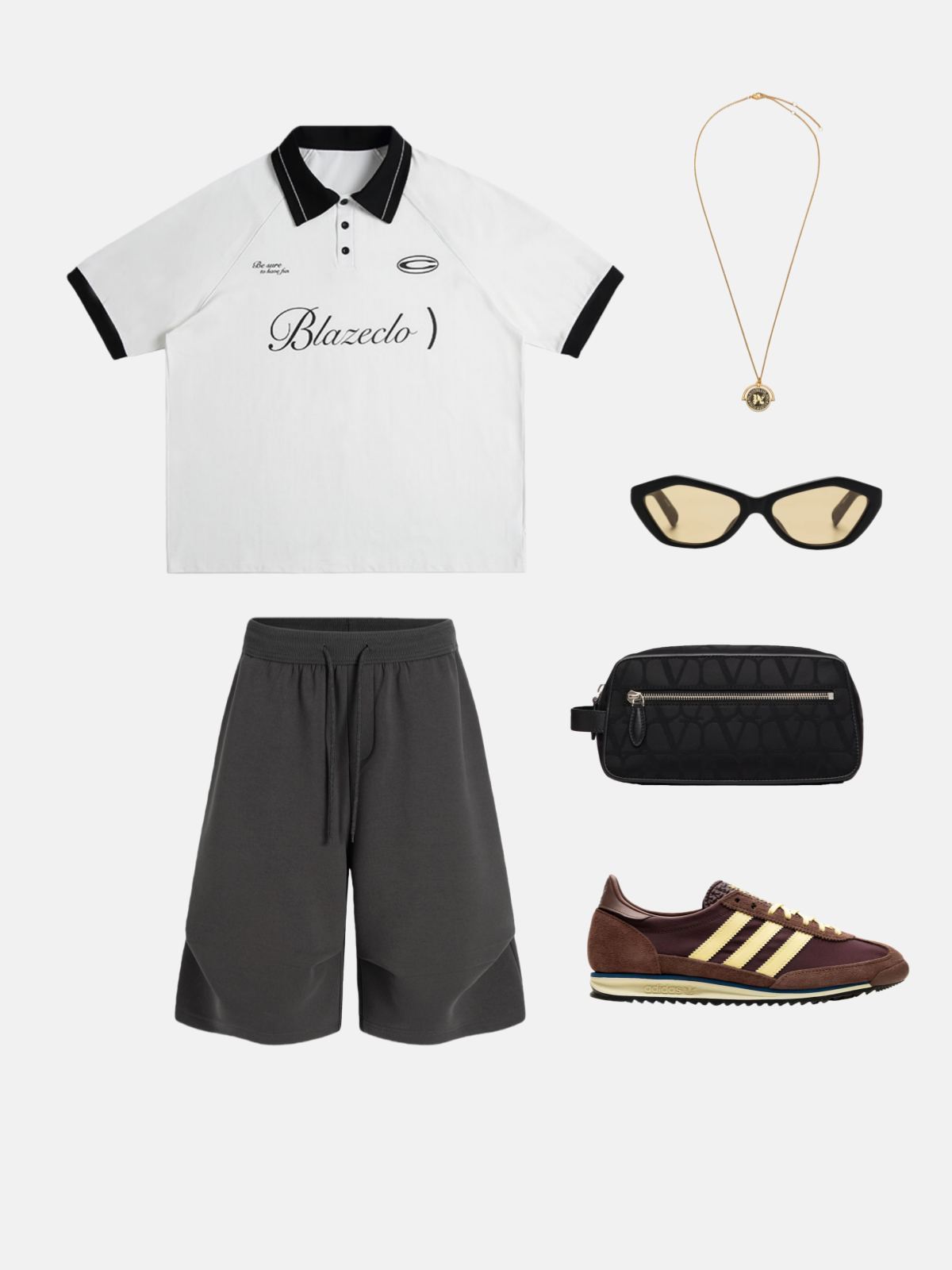 Haaura Wrinkle Longline Shorts