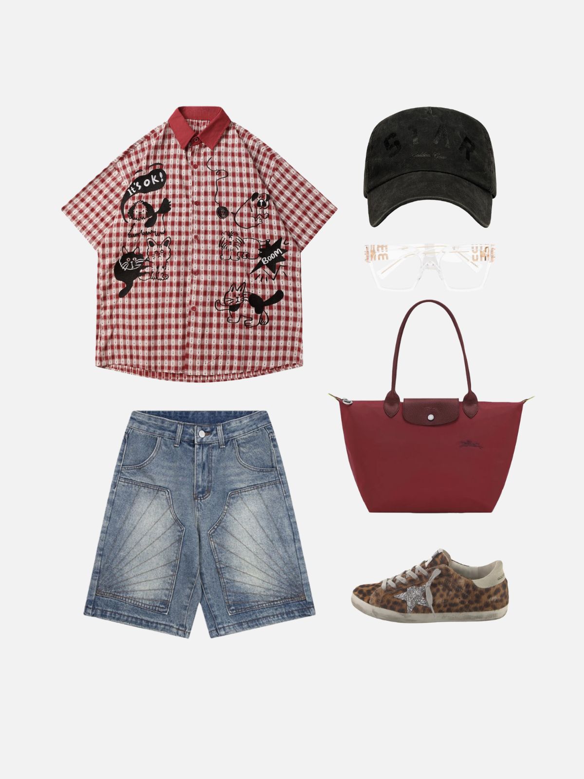 Haaura Radiant Stitch Jorts