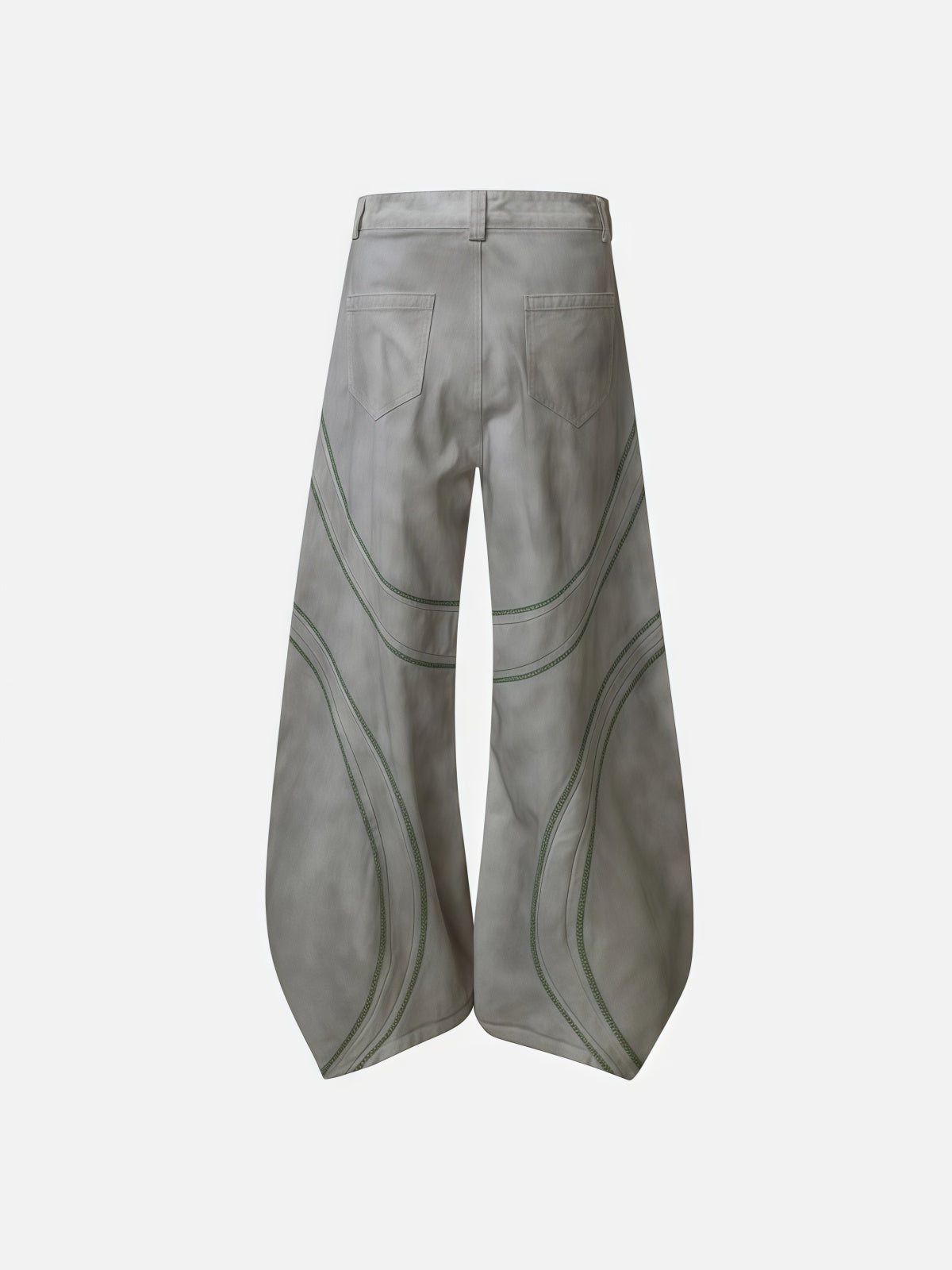 Haaura Dirt Color Baaggy Barrel Jeans