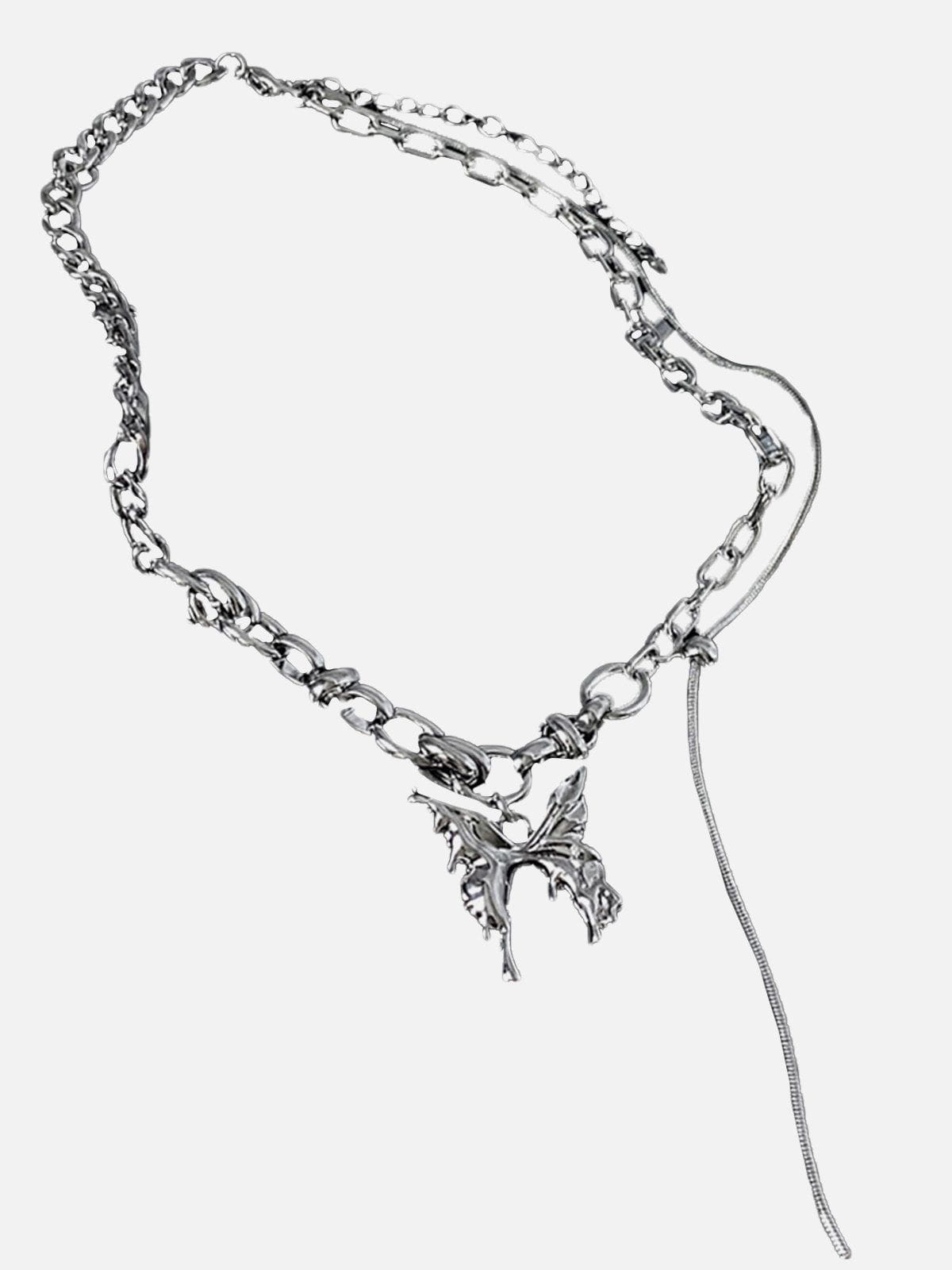 Haaura Butterfly Pendant Necklace