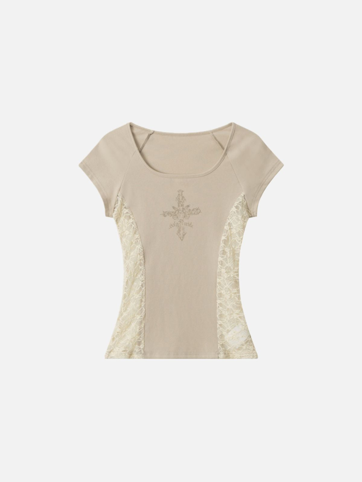 Haaura Lace Cross T-Shirt 