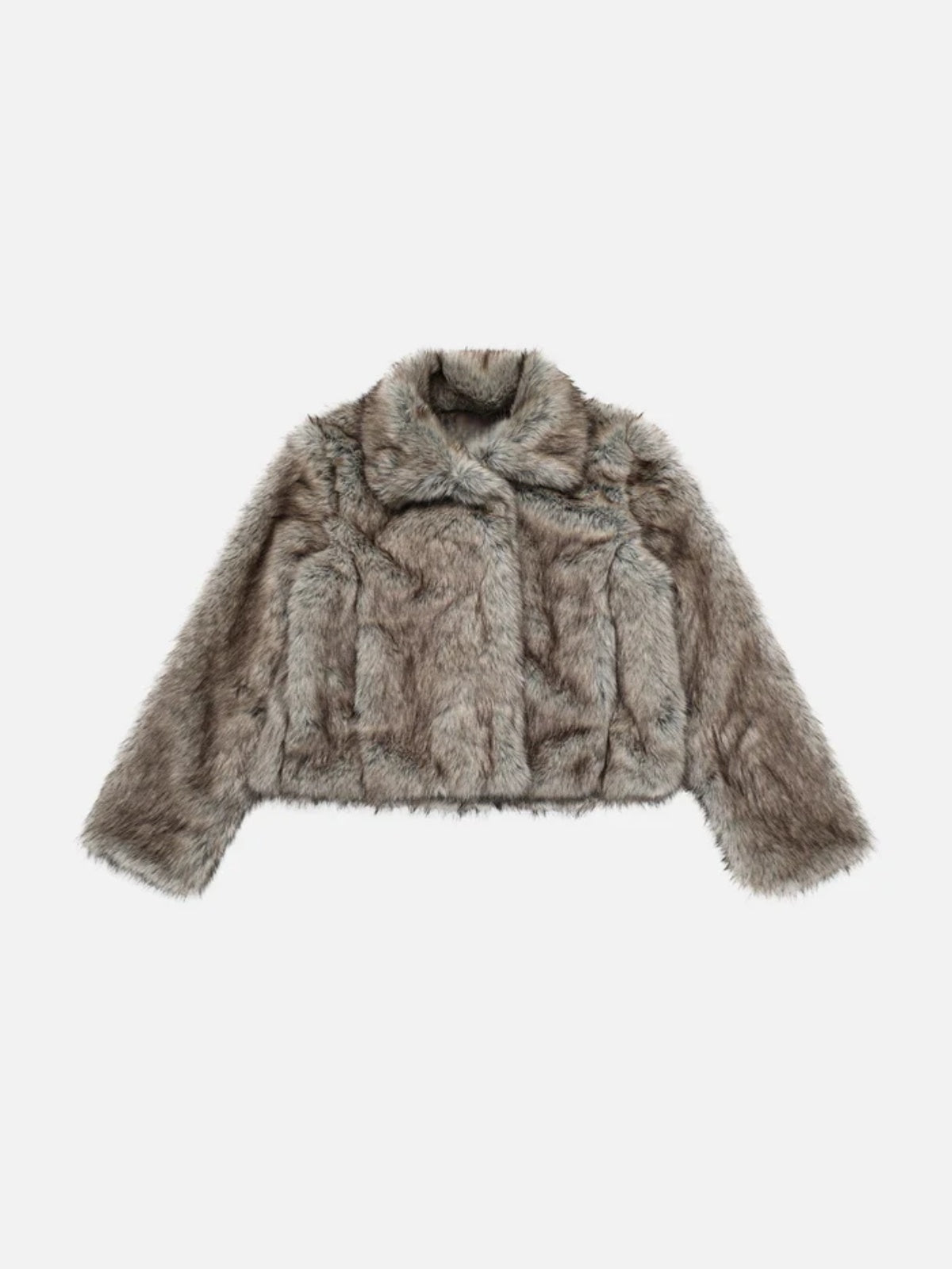 Haaura Faux Fur Cropped Coat