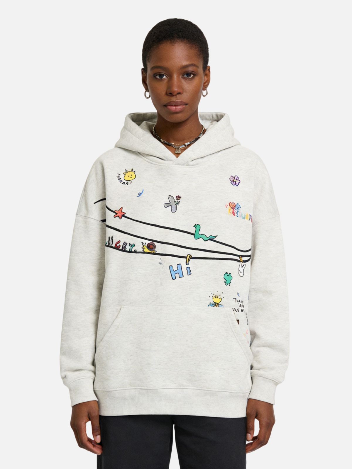 Haaura Lucky Hi Doodle Hoodie