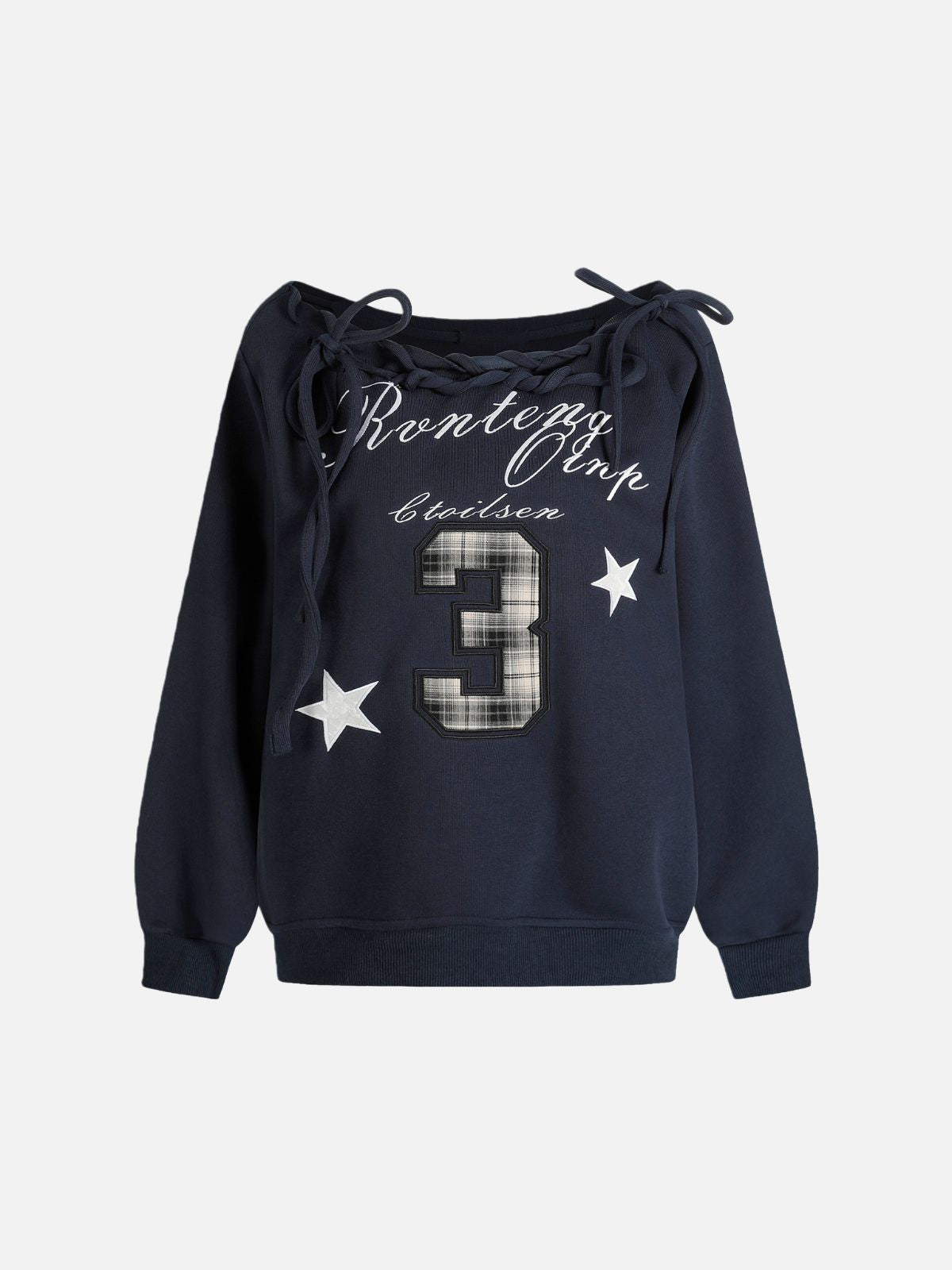 Haaura 3 Star Off-Shoulder Hoodie