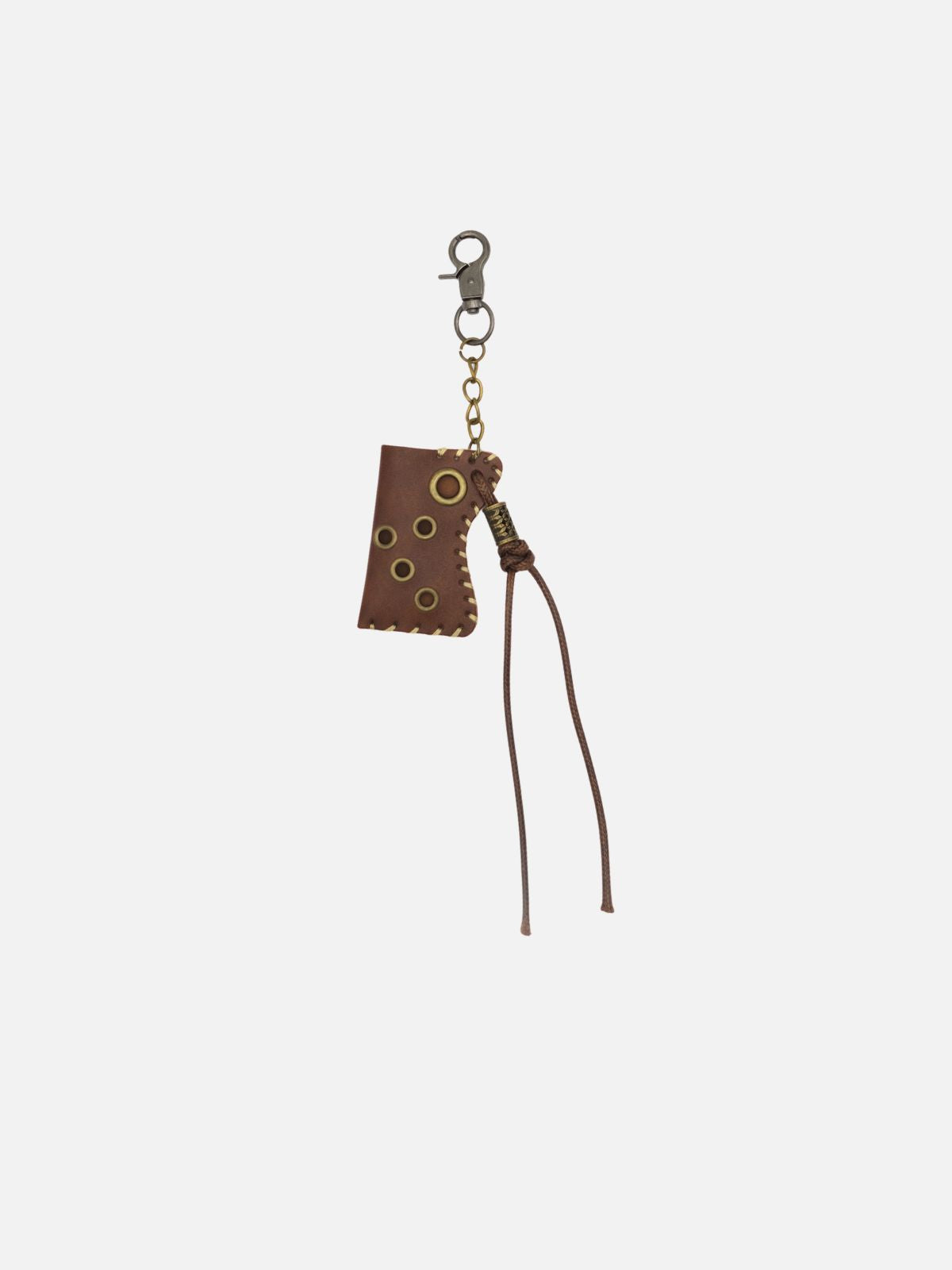 Faux Leather Keychain