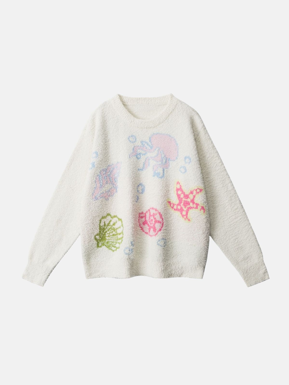 Pull à col rond brodé Haaura Ocean Creature 