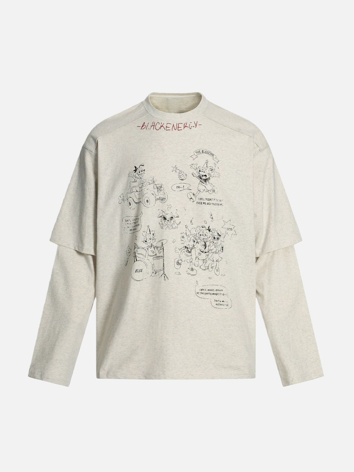 Haaura Blackenergy Doodle Long Sleeve Tee