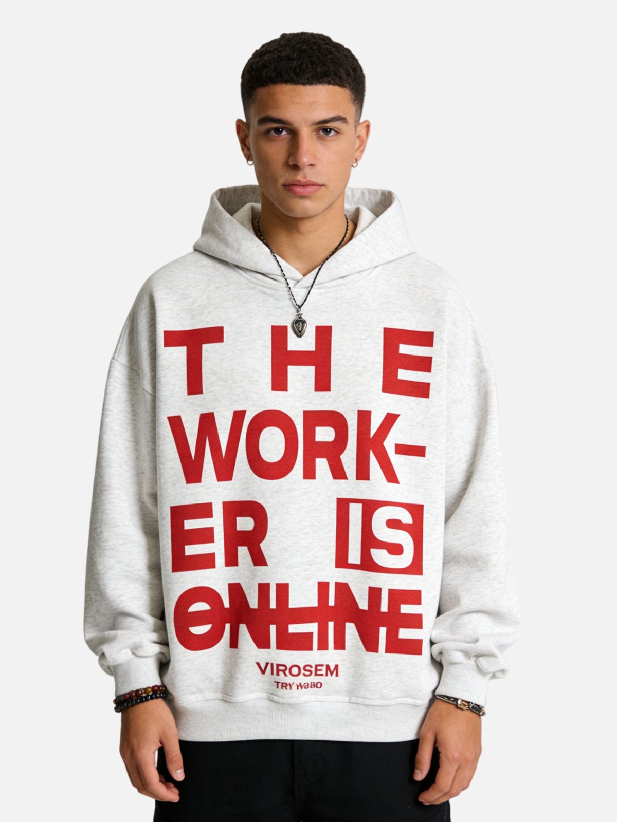 Sweat à capuche graffiti Haaura Online 