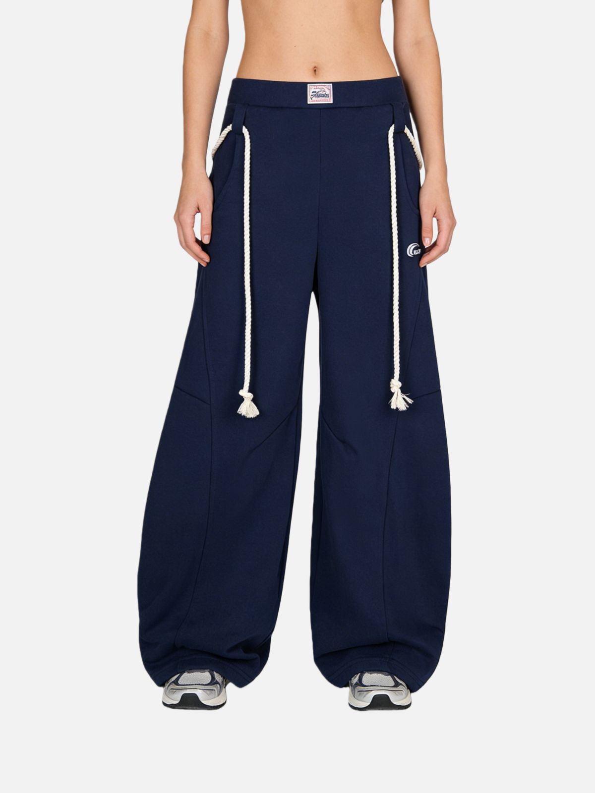 Haaura Drawstring Wide-Leg Pants